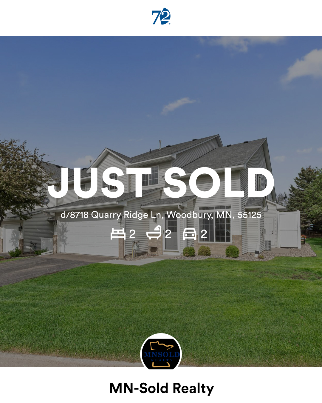 🛌 2 🛀 2 🚘 2
📍 d/8718 Quarry Ridge Ln, Woodbury, MN, 55125
Our team’s latest sale on RateMyAgent
...
#ratemyagent #realestate