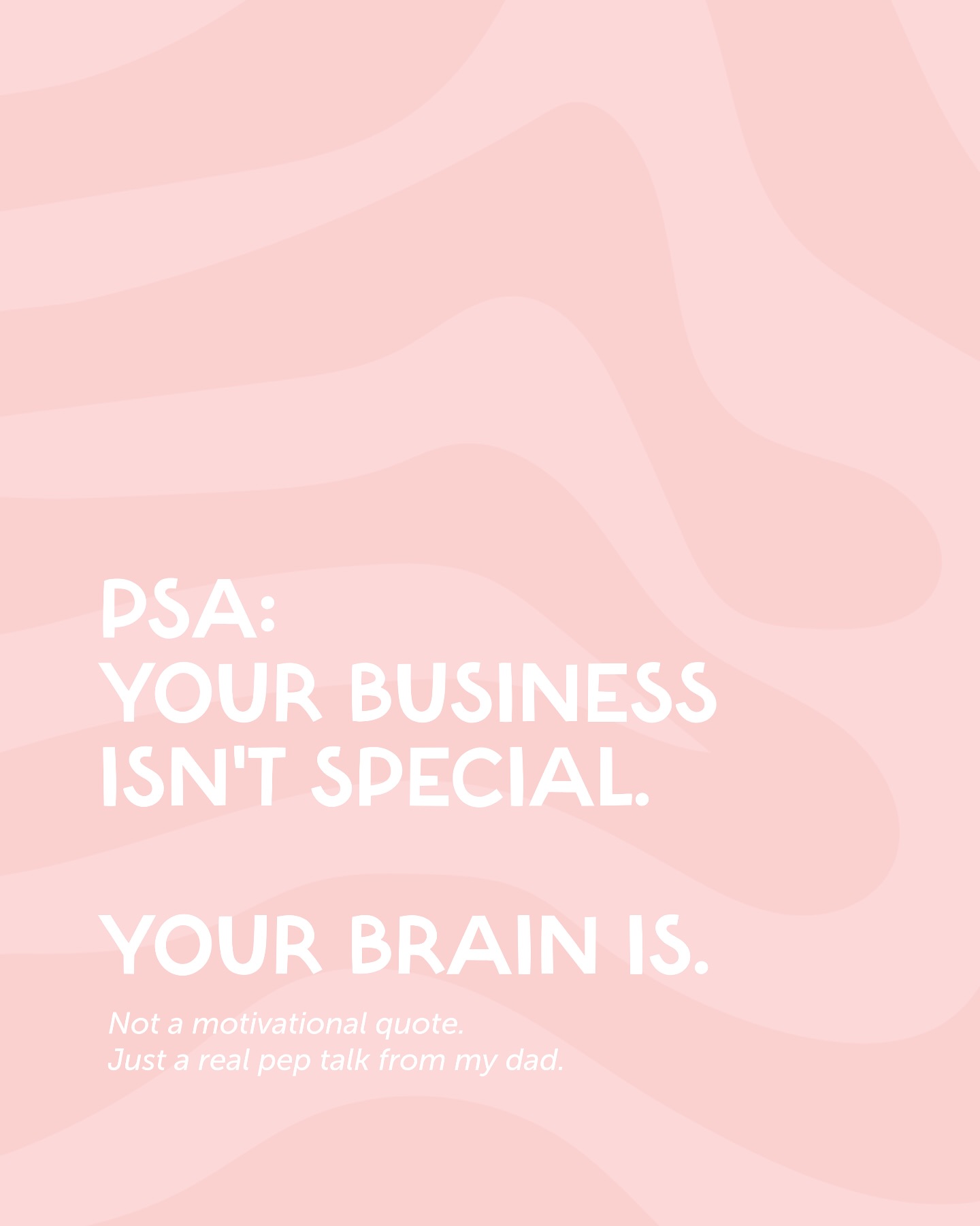 I told my dad yesterday,
“I’m scared.
What if I lose everything?
What if all my clients are gone tomorrow?
What if there’s no money coming in next month?”
He looked at me and said,
“Then you’d get up and start again.
Your business isn’t special, Lexi—your brain is.
The brain God gave you is special.
You have an entrepreneur’s brain.
You’d build something else just as good.”
I haven’t stopped thinking about it.
Because fear loves to tell us that our success is fragile.
That we’re one slow month away from it all falling apart.
It shows up in the quiet moments—when you’re alone with your numbers, your inbox, or your thoughts.
It whispers worst-case scenarios and makes you question everything you’ve worked for.
But the truth is:
You built this once. You could do it again.
Because it was never just about the offer, the timing, or the algorithm.
It was you.
Your brain. Your grit. Your faith. Your heart.
So if you’ve been holding your breath, waiting for the other shoe to drop - Let this remind you: even if everything changed tomorrow, you’d still find your way forward.