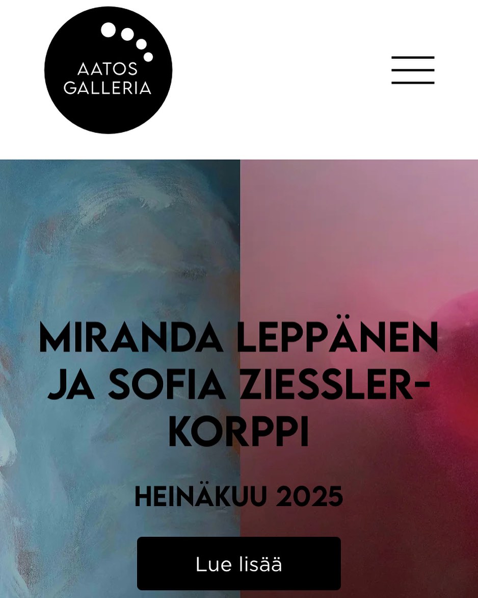 Kesä on meillä Aatos Galleriassa uudistuksen aikaa! Joko olet huomannut meidän uuden logon ja nettisivut? Etsimme jatkuvasti uusia taiteentekijöitä gallerian vaihtuviin näyttelyihin. Uudistuksen myötä olemme selkeyttäneet hakuprosessia, joka hoituu nyt suoraan nettisivun kautta. Tervetuloa tutustumaan uudistettuun Aatos Galleriaan! Linkki Biossa ➡️ https://www.aatosgalleria.fi