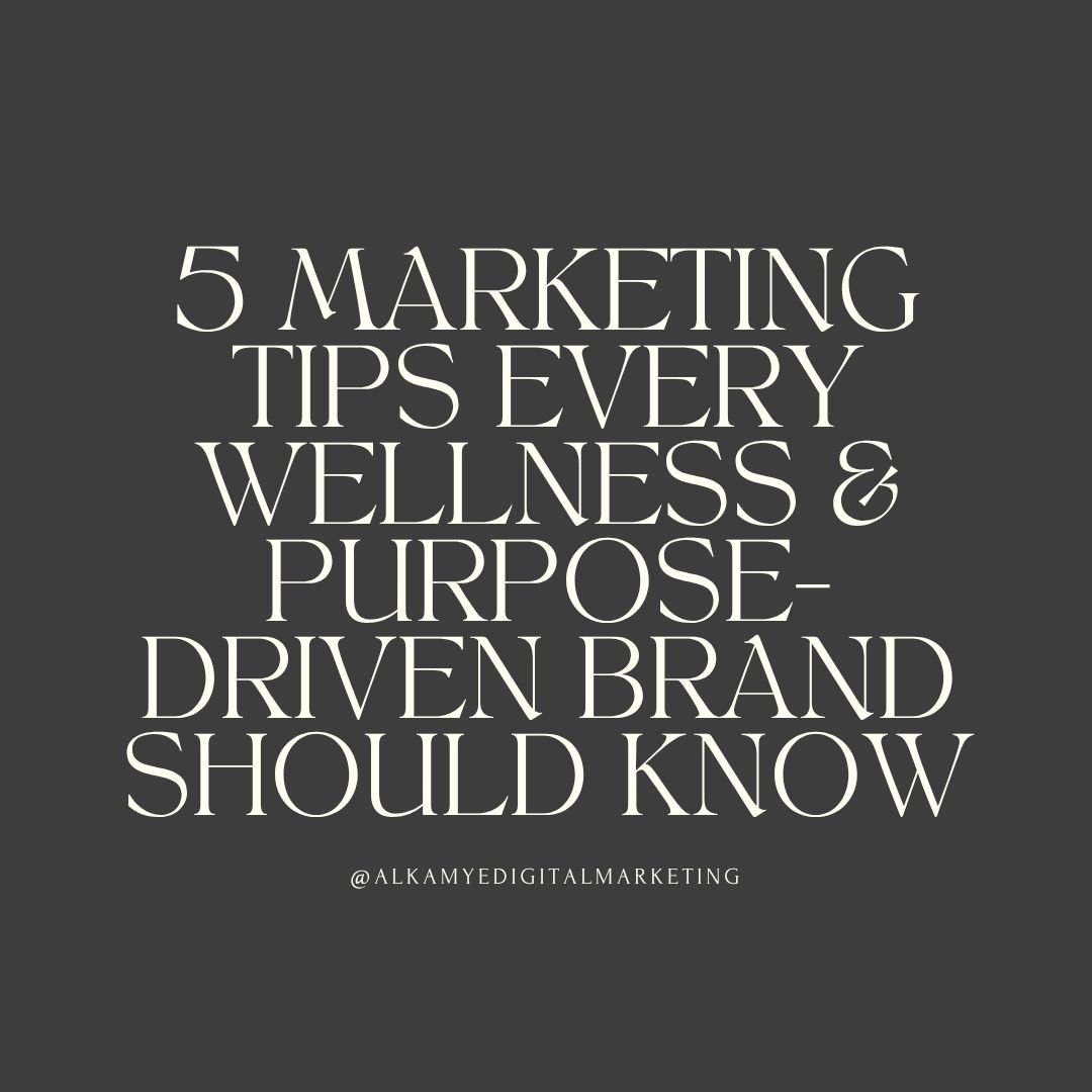 🧠 5 Marketing Tips Every Wellness & Purpose-Driven Brand Should Know
Whether you’re a solopreneur or a small team, these simple but strategic tips can help you show up with more clarity, consistency, and connection. ✨ BONUS TIP: Authenticity > Perfection.
Your audience doesn’t want perfect. They want real, honest, helpful, and aligned.
🔁 Save this for later
💬 Share your favorite tip below
📩 Need support with strategy or content? DM me “GROW”
#MarketingTips #WellnessMarketing #PurposeDrivenBrands #ContentMarketingStrategy #BrandWithPurpose #CleanLivingBrands #HolisticMarketing #SmallBusinessMarketing #BiohackingBrand #SoulfulStrategy