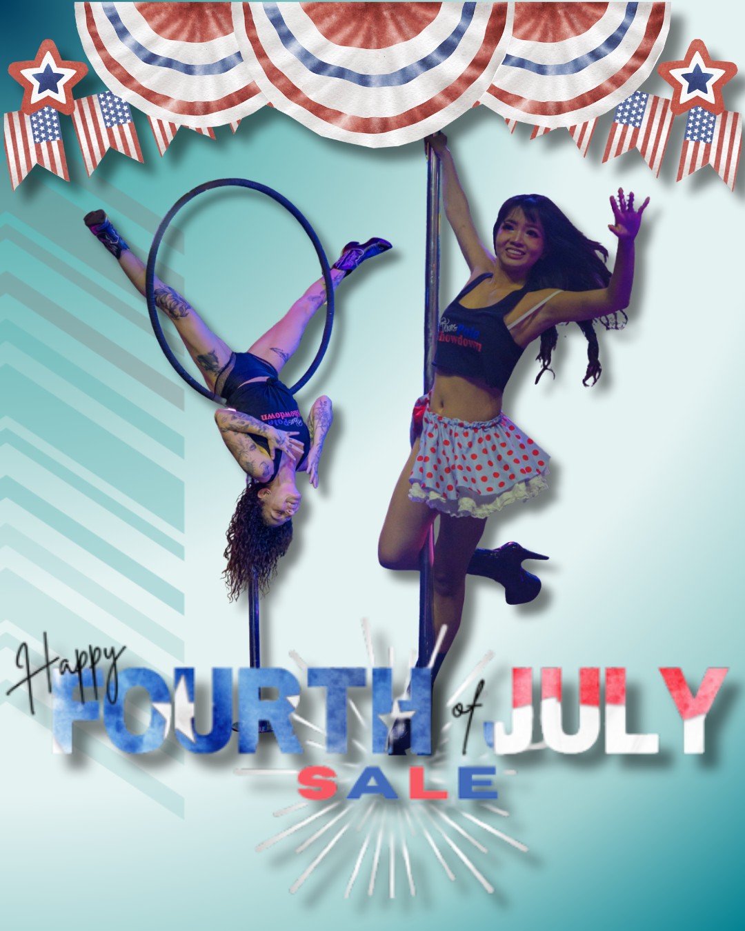 🎆 Celebrate Freedom in the Air and on the Pole! 🎇
Take flight this 4th of July with our limited-time sale for both Aerial & Pole classes!
Unleash your strength, elevate your skills, and light up the studio like fireworks in the sky. 💪✨
📍 Spots are limited — sign up now!
👉 Aerial - https://f.mtr.cool/ucjbkmkvvh
👉 Pole - https://f.mtr.cool/qxokeokwqf
#4thOfJulySale #AerialFitness #PoleFitness #AltitudeMovement #RedWhiteAndYou #StudioStrong #CelebrateWithStrength