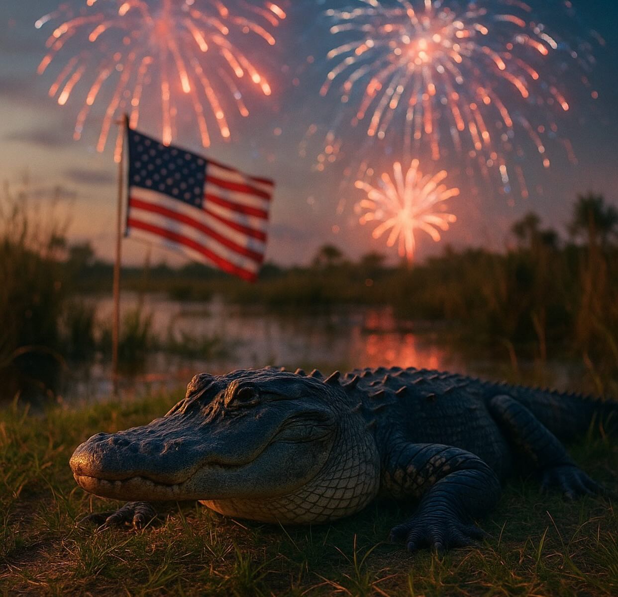 Happy 4th of July America !🇺🇸Love this one from @evergladesalligatorfarm ⭐️Looking for a unique way to celebrate? Come spend your holiday with us at #EvergladesAlligatorFarm for thrilling airboat rides, fascinating alligator shows, and a fantastic day out for the whole family. We’re open!
2 hours ago