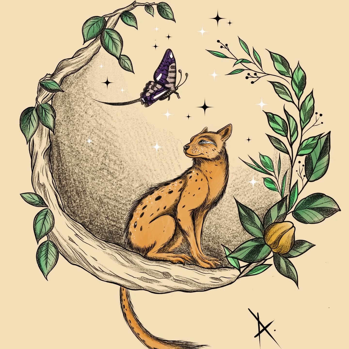 ✨ L'Esprit de la forêt ✨
Diese schöne mystische Kreatur ist ein Geist des Waldes und steht für Naturverbundenheit, Spiritualität und auch die Fähigkeit, sich im Leben an neue Situationen anpassen zu können. Sie ist ein ewiger Begleiter und erinnert dich an deine Verbundenheit mit der Quelle und mit Mutter Natur ✨🌿✨
Kontaktiere mich wenn du gerne diesen Geist des Waldes als Begleiter auf deine Haut haben möchtest 💚 möglich mit oder ohne Farbe 💚
In Liebe ✨
Dean ✨