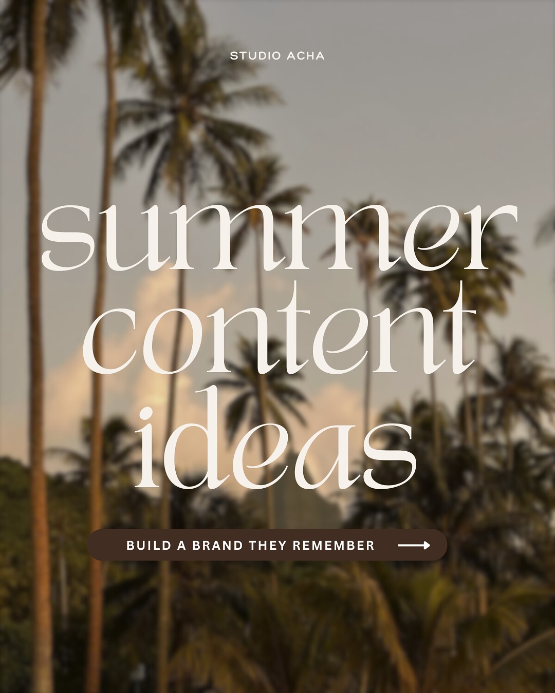 Zomer vibes = frisse content! ☀️ Geen inspiratie? I got you. Deze carrousel zit boordevol summer content ideas die jouw merk zichtbaar én relevant houden tijdens de zomervakantie.
Swipe voor ideeën die passen bij jouw stijl, doelgroep én zomerplanning. Of het nu gaat om product, model of architectuur. 📸
#studioacha #summer #content #inspiration #summer25 #brand #designer #branddesigner #branding #contentcreator #creator