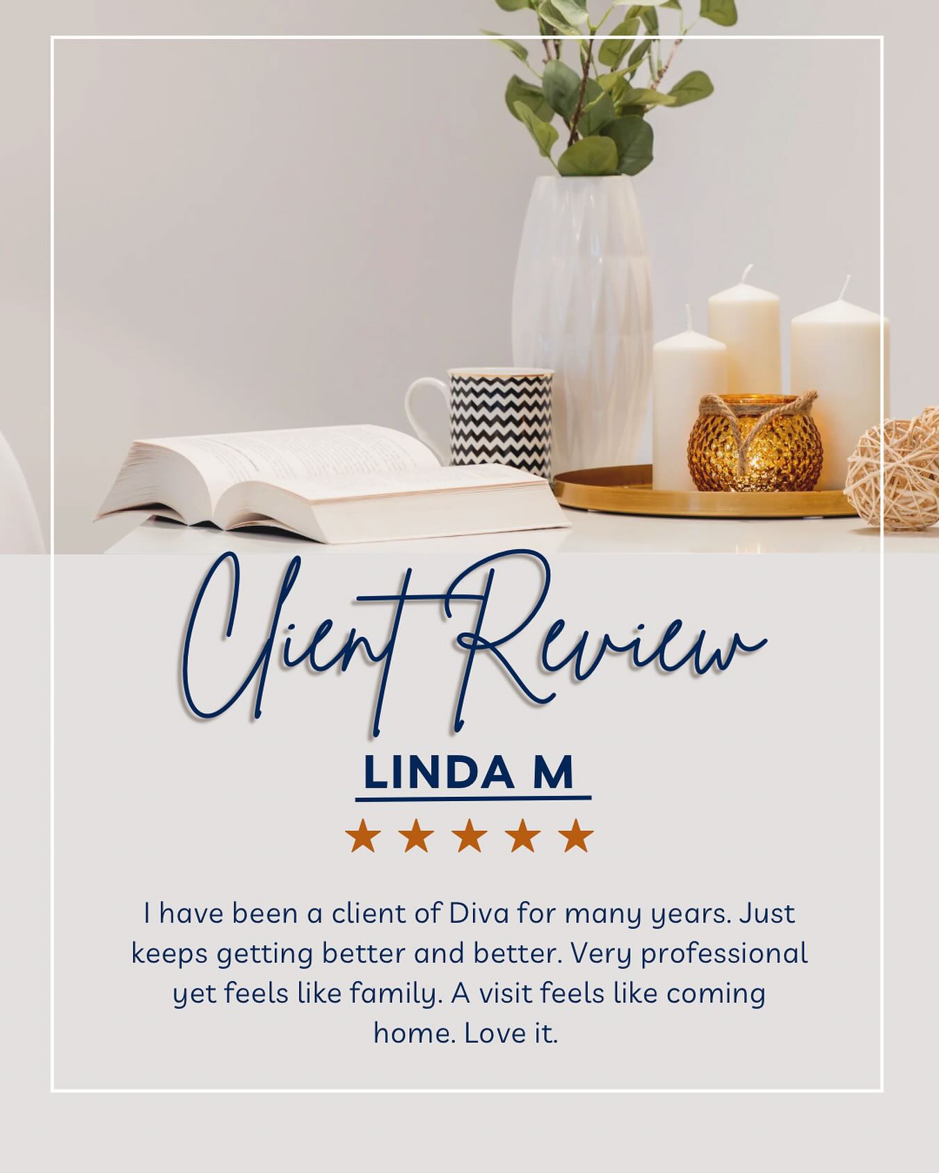 ✨ We absolutely love hearing your feedback – and this fabulous ⭐⭐⭐⭐⭐ review has made our day!
At Diva, we’re passionate about making every visit special, and your kind words mean the world to our team.
🌟Fancy glowing skin? There’s still time to enter our giveaway! Leave us a Google review before the end of July and you could win one of our gorgeous E&S facials.
👉 Click here to leave your review: https://g.page/r/CSKWOq0o8RBaEBM/review
Thank you for your continued support, it truly makes all the difference! 🥰
#5StarService #DivaLanark #ClientLove #SalonLife #SupportLocal #FacialGiveaway #ThankYou