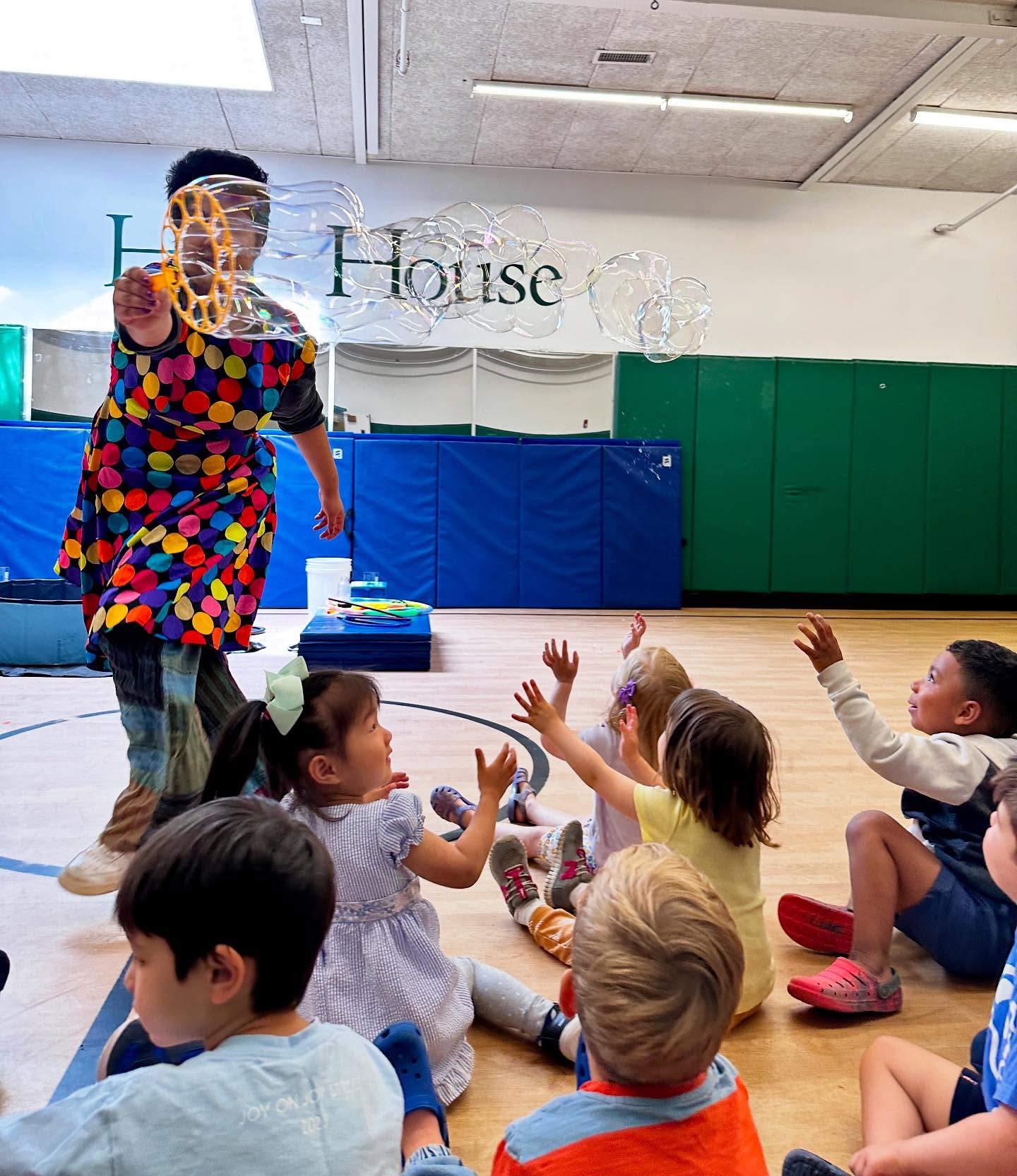 We ended Session 1 of summer camp with a very silly bubble show from @sillysallysevents ! The gym was filled with giggles as friends went into giant bubbles and got bubble haircuts!🫧
We will see our next group of campers starting July 7th!