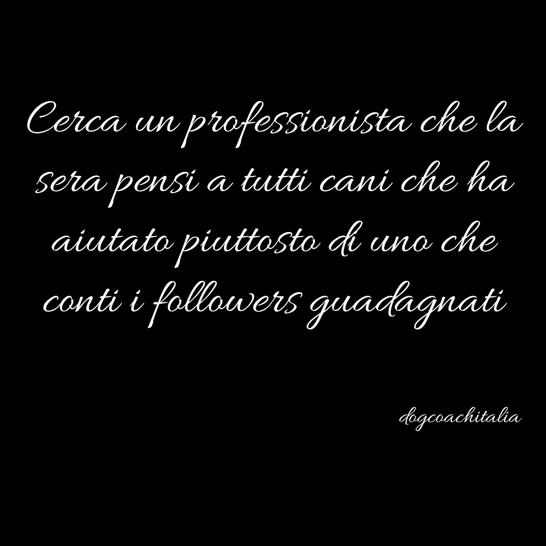- follower + mani su guinzagli e cani, lezioni in parchi, città e boschi. - follower + vita vera dove si aiutano le famiglie, dove si scoprono talenti e si incentivano potenzialità.
C’è sempre più un enorme massa di cinofili che studiano e non praticano, vogliono “divulgare”!
Bellissimo io sono il primo che l’ho fatto per anni e continuo a farlo… ma i cani? Quelli veri? Li vogliamo aiutare
Dimmi il tuo pensiero nei commenti!
#cinofilia #cinofiliaitaliana💪♥️ #educazionecinofila #educatorecinofilo #istruttorecinofili