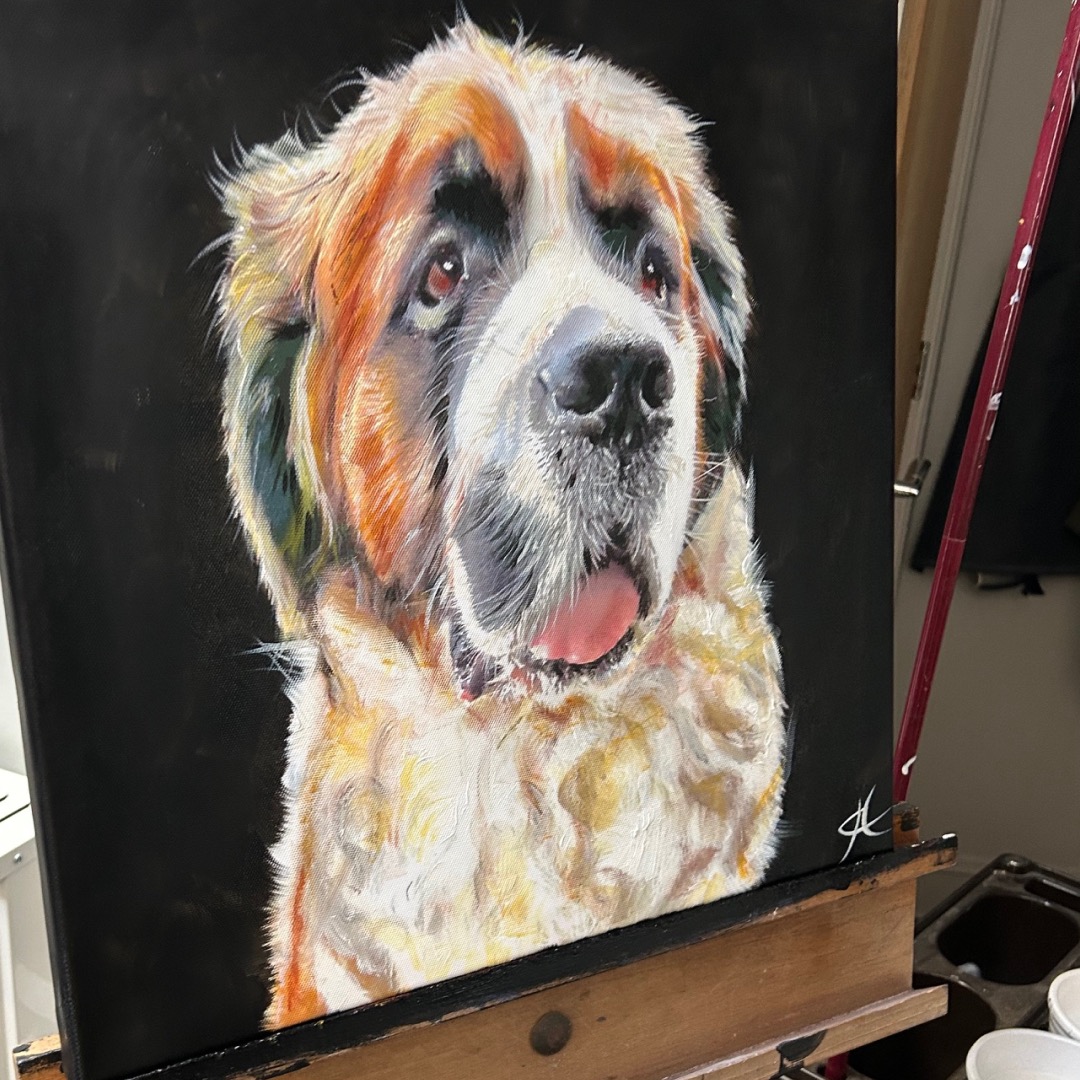 Meet Teddy! ๐พ
Teddy is from Axminster, just over the road from my studio - he goes to work at @axminsterprint with his mum. Teddy is of course a Saint Bernard, a gentle giant, and extremely cuddly! ๐ถ
#dogsarefamily #clivehemsley #dogsofinsta #thedogportraitartist #dogsofinstagram #dogmemories #painter #paintmydog #dogsoflymeregis #dogs #dogportraits #artist #ilovedogs #puppy #puppiesofinstagram #pet #petsofinstagram #cutedogs #teddy #gentlegiant #saintbernard #dogsofaxminster #dogsofdevon #dogsofdorset