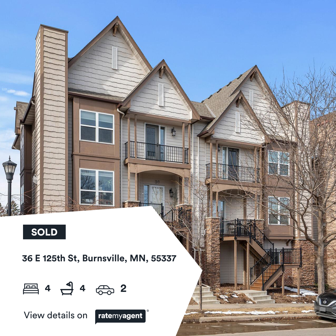 🛌 4 🛀 4 🚘 2
📍 36 E 125th St, Burnsville, MN, 55337
My latest sale on RateMyAgent.
...
#ratemyagent #realestate