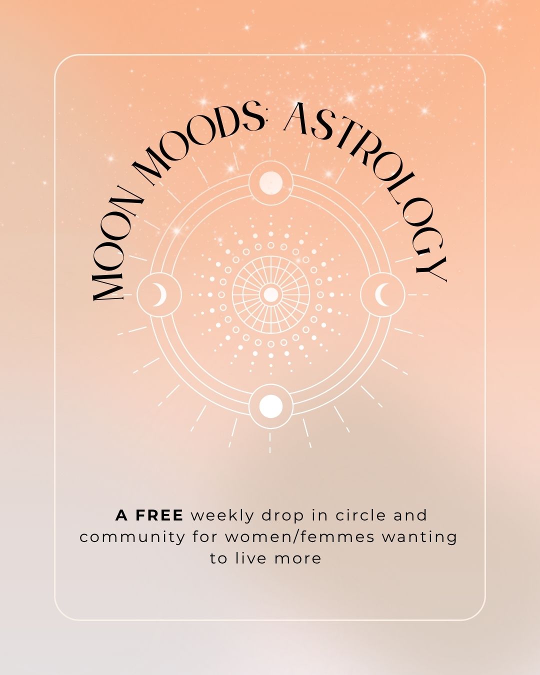 🌙 Moon Moods: Astrology for the Everyday
A FREE weekly drop in circle and community for women/femmes wanting to live more
Starts Wednesday July 9th! 7 weeks - Summer 2025
Time: 6:30pm-7:30pm
Location: Journey Home 104 King St. Dundas.
No registration necessary. Come as you are!
#AstrologyReading #TarotReading #SummerSelfCare #WednesdayWisdom #IntuitiveLiving #SpiritualSelfCare #MercuryVibes #SoulfulLiving #MindfulMagic #CosmicGuidance