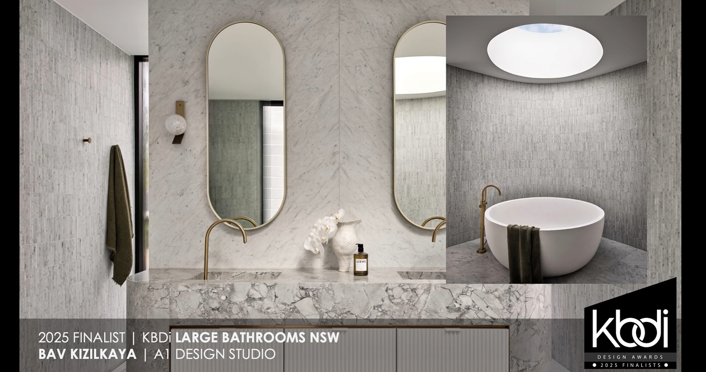 Project 221
.
FINALIST FOR BATHROOM & KITCHEN DESIGN in The 2025 design awards @kbdi.org.au
.
We entered in 2 categories and were shortlisted as finalists for both. Canโt wait to be part of the awards night in couple of months ๐๐ผ๐๐ผ
.
We couldnโt do this without the amazing support of all our suppliers and the builder @debucon_construction who brought our vision to life ๐๐ผ
.
Tiles &Stone @overlooktiles
Tapware @astrawalkerofficial
Flooring @woodcut_aus
Builder @debucon_construction
Handles @loandcointeriors
Photographer @ryanlphoto
Styling @roryjamescarter