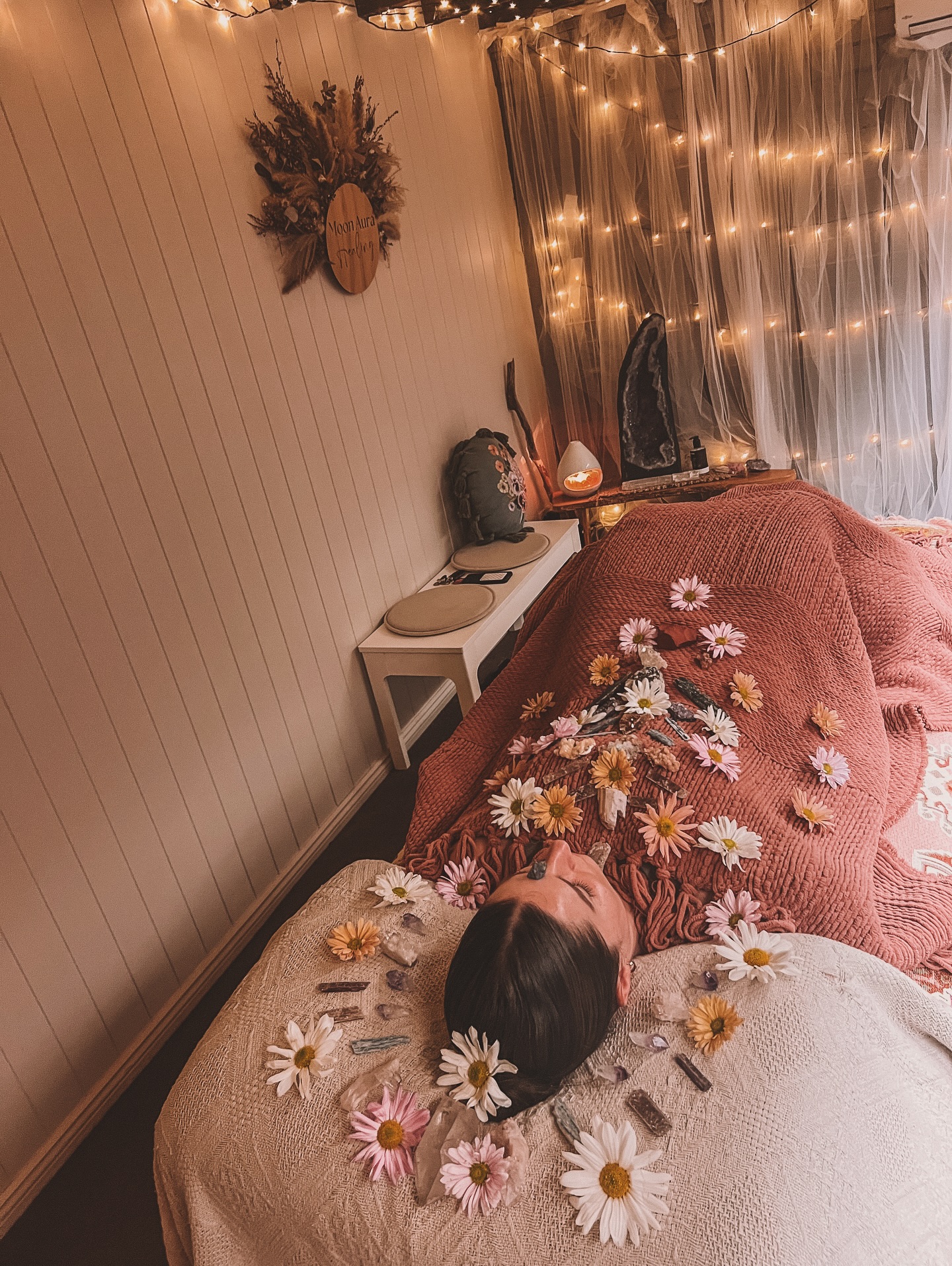 She is the wildflowers….
The wind remembers her name.
The sun leans in just to touch her face.
She blooms without needing permission.
Dances barefoot with the bees,
and loves the rain for what it teaches.