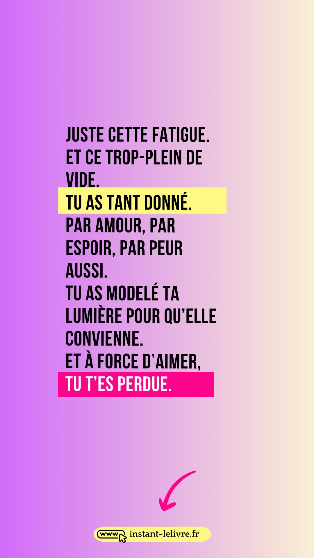 Après une relation qui t’a pompé toute ton énergie. 🔎 À propos de revenir à
soi après une relation qui nous a vidé·e :
Après une relation marquante, toxique, fusionnelle ou épuisante, le « je » peut s’effacer au profit du « nous ». On s’oublie, on perd contact avec ses besoins et ses limites, ce qui peut créer un vide, une fatigue profonde ou une dissociation émotionnelle.
L’art-therapie intuitive et vibratoire offre un espace pour retrouver la présence à son corps, à ses
sensations, à sa voix intérieure. Par le geste et la couleur, on dépose ce qui pèse et on se réapproprie ce qui a été fragmenté.#Didier Anzieu (1923-1999) parle du Moi-peau,
cette enveloppe psychique qui peut se fissurer après une relation envahissante.
La création aide alors à recréer cette « peau », pour restaurer l’unité
intérieure et se reconnecter à soi.