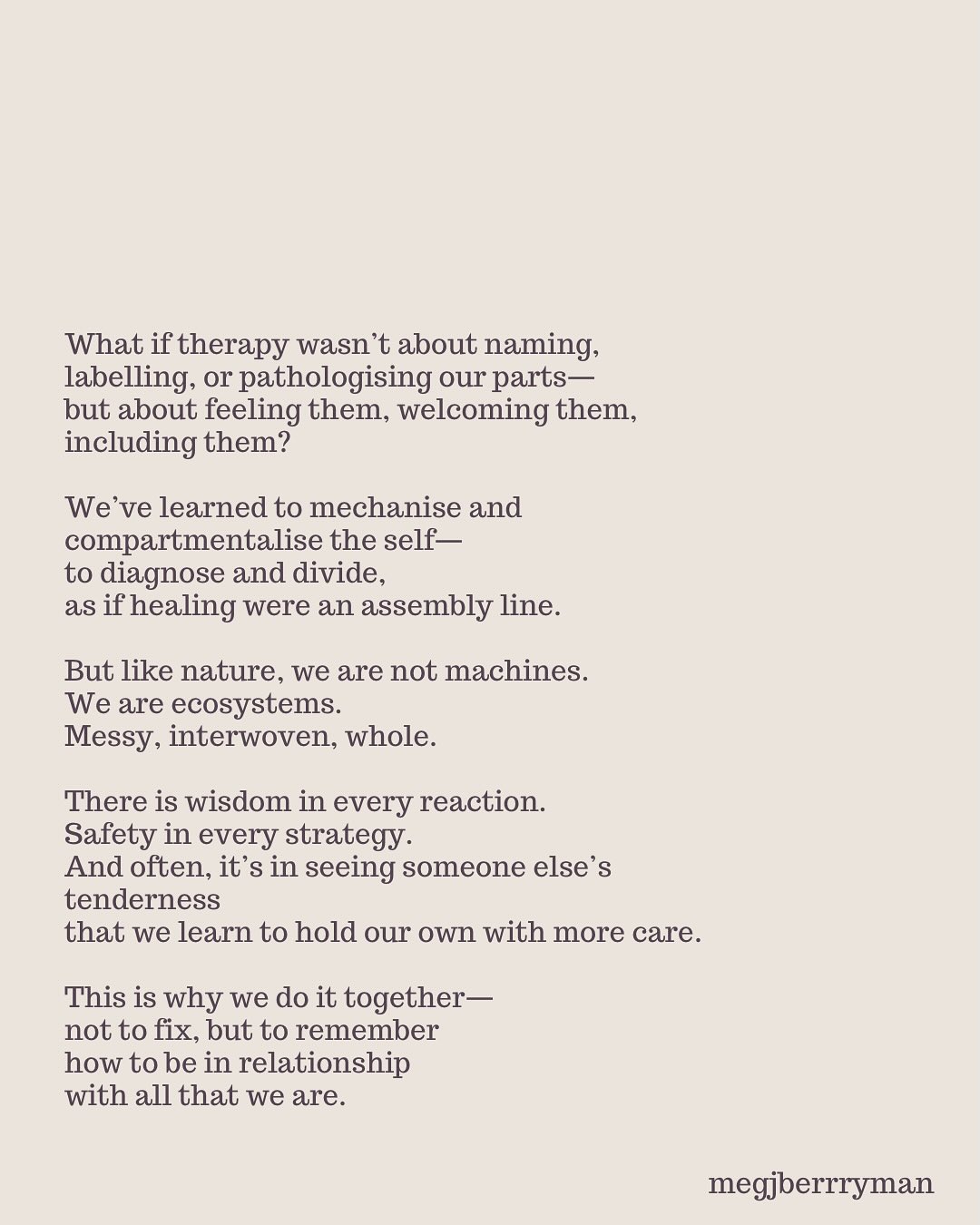 Last chance to join Tend.
This is for the ones holding too much.
The ones holding grief for the planet, exhaustion from caregiving, burnout from trying to do the right thing in systems that don’t make it easy.
The ones who can feel everything — and carry more than their share.
The ones who long to offer care to others and be met in their own tenderness.
Tend is a small, intimate space for sensitive, neurodivergent, socially conscious humans navigating collapse — personal, relational, systemic.
It’s where we come to soften, not solve.
To feel, not fix.
To be held, not hustled.
Inside, you’ll receive:
❤️🩹Gentle nervous system support
❤️🩹A seasonal rhythm for rest and reconnection
❤️🩹kinship
✨ My 1:1 books are now full —kinship spaces are the only way to work with me this season.
Only a few spots remain.
If your body is whispering please — this is your invitation.