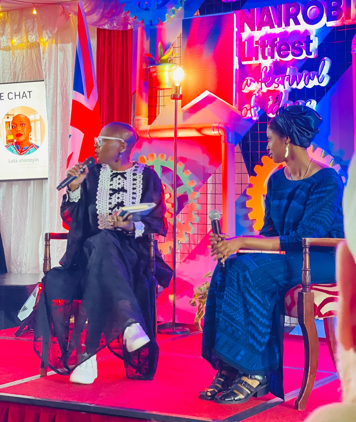 It’s Literary Season in Nairobi and books have of course saved me from the recluse I’ve become this year. Well, you can now cash me outside all weekend hopping from book event to book event and hanging out with my favorite people.
June to September is officially Nairobi’s literary season and we (book lovers) are spoilt for choice! Ugh! Love it!!!
What to look out for;
- Soma Nami Book Club tomorrow 11am
-Nairobi Litfest, the line up is sooo good. I also have a session with Dennis Mugaa on Sunday at 3:45pm
-African Book Fair, Aug 7 to 10th
And so many other amazing events happening.
📷
1. Opening Ceremony of Nairobi Litfest at the British Residence last night - on stage is my boo Lola Shoneyin and Mumtaz Mehri, a brilliant Somali-British poet.
2. Lovely afternoon hangout with Othuke of Masobe Books and Eghosa of Narrative Landscape. The Nigerians have arrived 😍.
3. Africa is a Country - the wonderful team from Africa is a Country who paid us a courtesy call at SNB. They have launched such an amazing newspaper currently at SNB. Make sure to ask for a copy when you pop in.
4. The lovely Emma House who also paid us a courtesy visit ❤️. Thank you Emma.
Last - remember to register to attend my conversation with Dennis Mugaa. As always it will be Lit - literary and literally 🔥🔥
#literaryseason #kenyaislit #books #literaryfestival