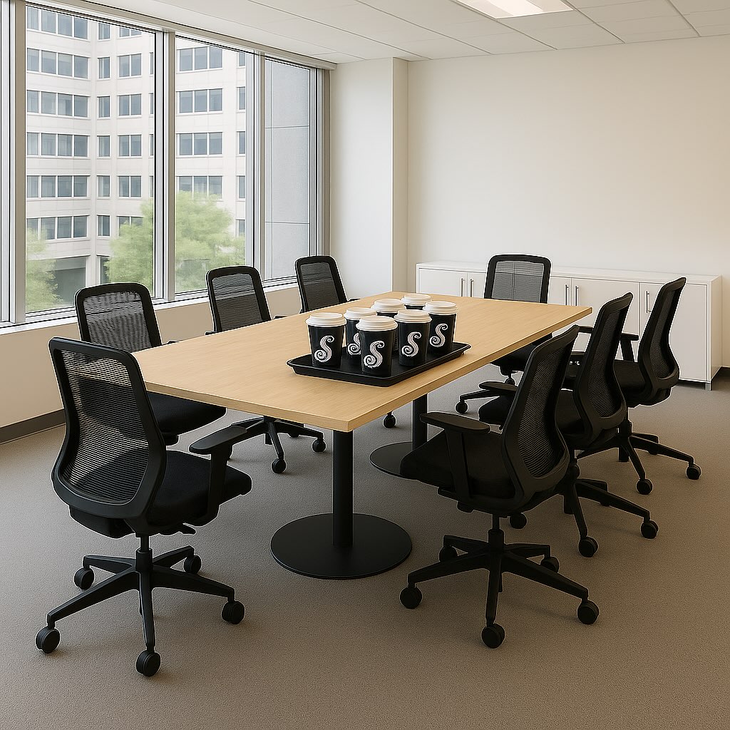 ☕ Coffee’s on us! 🪑
Grab our Boardroom Promo this July —
Buy any boardroom setting below and get 10 FREE coffees!
Package includes:
@knightgroup - Flex or Lume chairs
@knightgroup - Cubit or Polo table base
@laminexnz - Melteca colour top options, Sizes up to 2400L x 1200W
@streetwisecoffeenapier - 10x Free Streetwise coffees
Upgrade your meeting space — and your coffee game. 💼✨
📩 Get in touch now to order your setting — and your coffees!
Email - sales@pollett.co.nz
#BoardroomPromo #CoffeeOnUs #OfficeUpgrade #FlexAndLume #coffeesonus
T&C’s apply, enquire in store