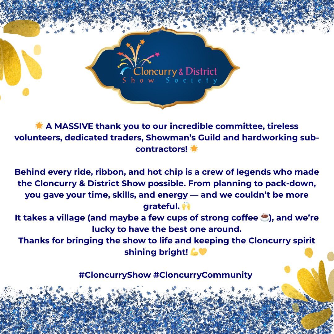 ๐ฃ Thankyou - Our Show shines because of your support and commitment! ๐ค