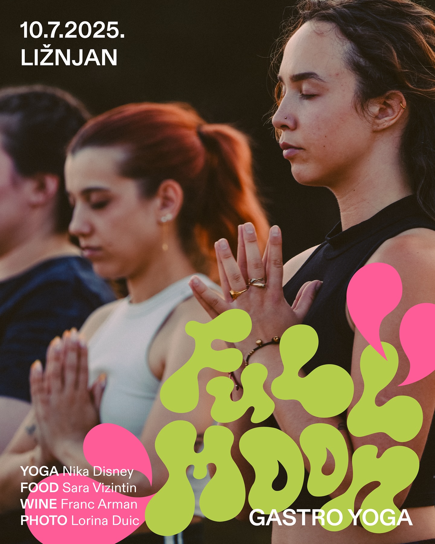 🌕 FULL MOON GASTRO YOGA VOL. 2
We’re gathering again under the full moon sky! An evening of grounding yoga, soulful food, and nature’s rhythm.
🗓 10.07.2025
📍 Ližnjan
🕢 7:30 PM
Led by the wonderful @nika_disney_ 🧘♀️
✨ Only 25 spots available..Price 40€
⚡️ Registration is now OPEN, the event is in just 9 days!
If you know, you know. Don’t wait, this one fills up fast.
🔗 Link in bio to apply. See you under the moon 🌕
#FullMoonYoga #GastrYoga #MoonGathering #LiznjanYoga #IstriaEvents #YogaUnderTheStars #Vol2Magic #NikaDisney
