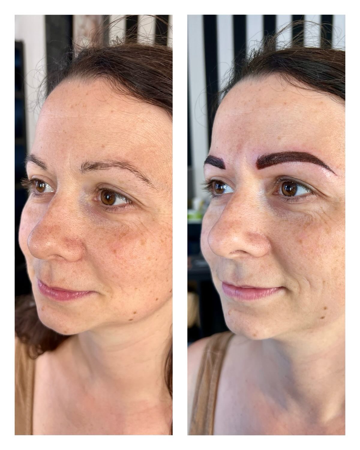 Evelin arca igen sok feladatot tartogatott a számunkra, hiszen a néhol hiányos szemöldökszőrön felül több asszimmetria is van az arcán… /ez nehezítő tényező a szemöldökrajzolás során/ ám közös erővel sikerült megtalálnunk azt a formát és színt amivel egy kis plusz harmóniát hoztunk az amúgy nagyon bájos arcába☺️
A végeredmény a gyógyulást követően egy lágy, púderes és finom szemöldök lesz.
A mostani AKCIÓMBAN ‼️limitált‼️ ideig 45.000 ft-os áron tudjátok igénybe venni a szolgáltatásom!❤️
Bejelentkezés üzenetben vagy telefonon!
☎️0630/361-52-50