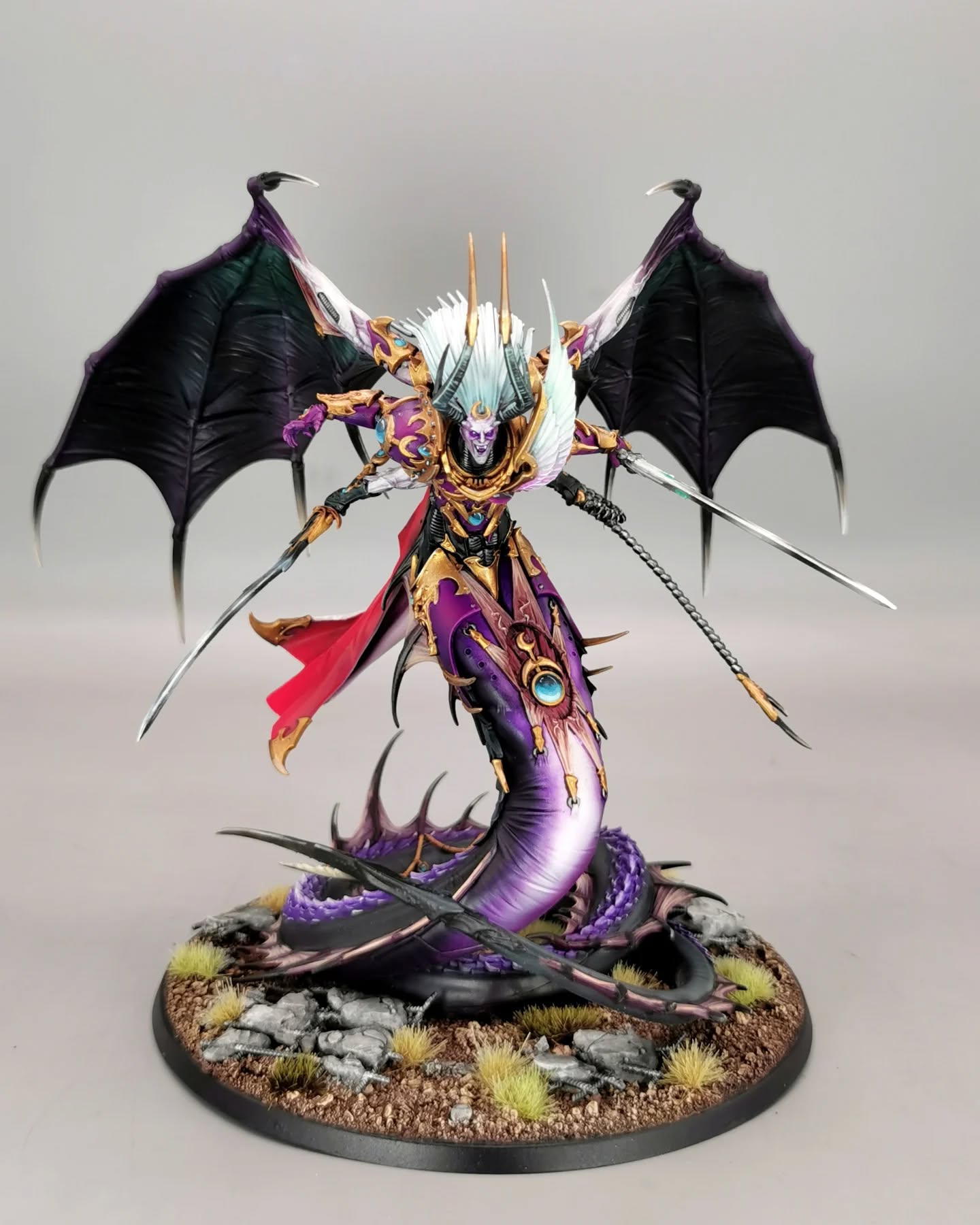 Fulgrim !
Schéma imposé calqué sur celui de GW.
Commande Emperor's Children !
Niveau 2 - table top + confirmé
#painting #paintingwarhammer #paintingwip #warhammer #warhammer40000k #40000 #40k #warco #warhammercommunity #warhammerchaos #chaos #smc #chaosspacemarines #chaosarmy #warhammerchaos #fullgrim #emperorchildren #ec #warhammerEC #warhammeremperorschildren #fulgrim #fulgrim40k