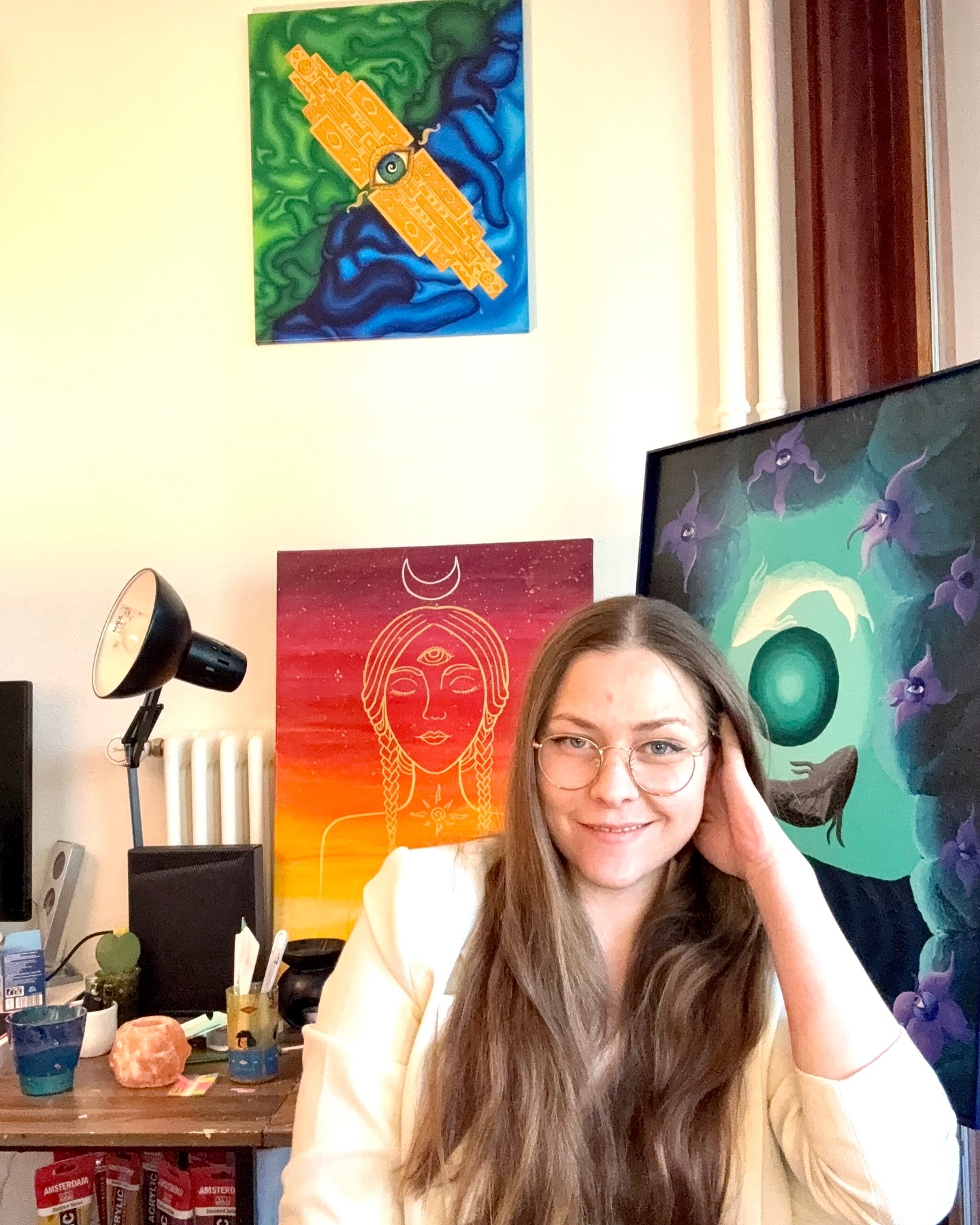 Just me in my little creative corner 🎨