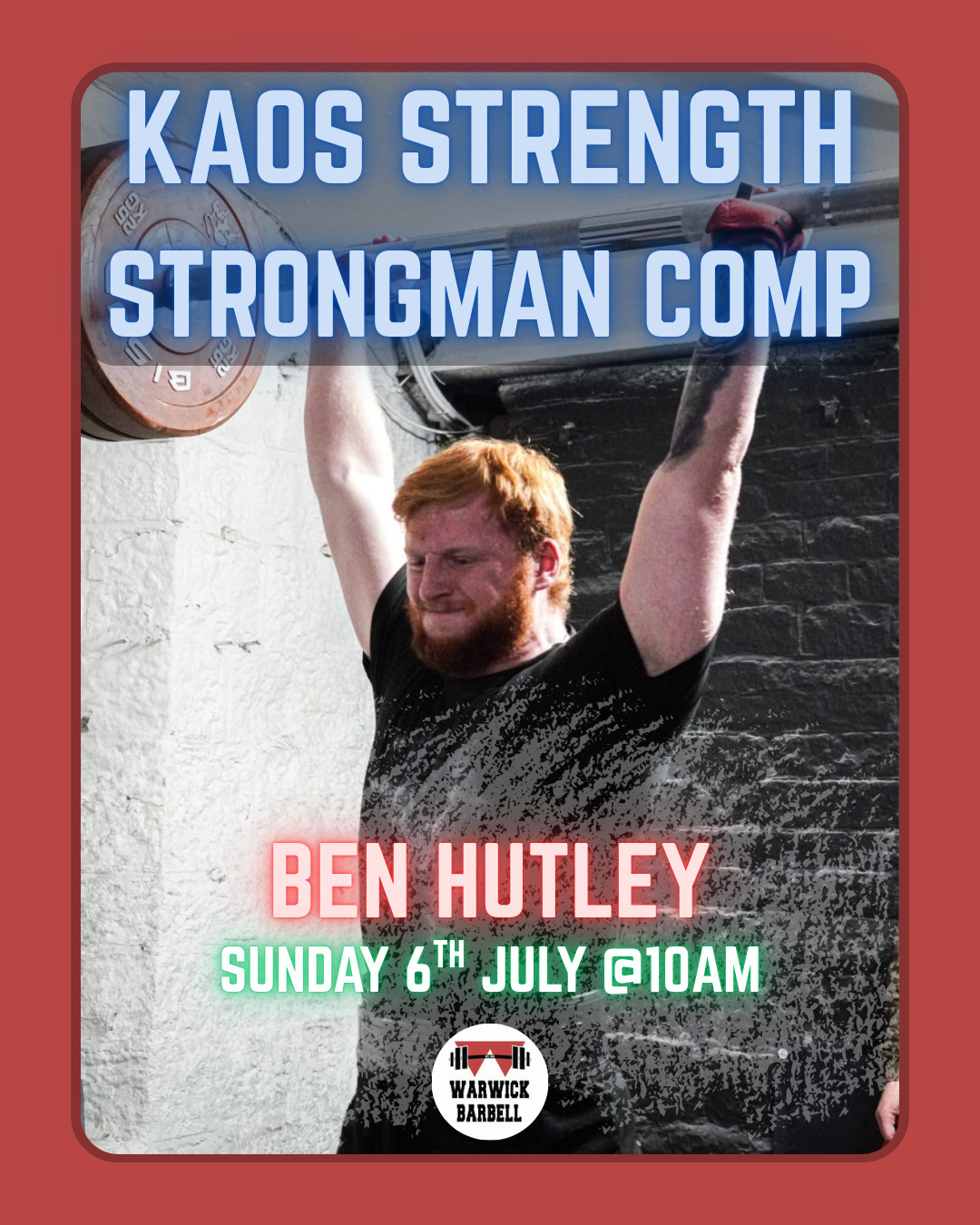 TOMORROW we have THREE of our members competing in various competitions!
Both Ben Hutley and Josh McCartie are competing in Kaos Strength's Strongman competition tomorrow that commences at 10:00am. This will be Josh's strongman debut!
Alexey Savelyev returns to the powerlifting platform tomorrow as he competes in the West Midlands Development comp!
We wish each of our lifters the best of luck!!! 💪💪💪