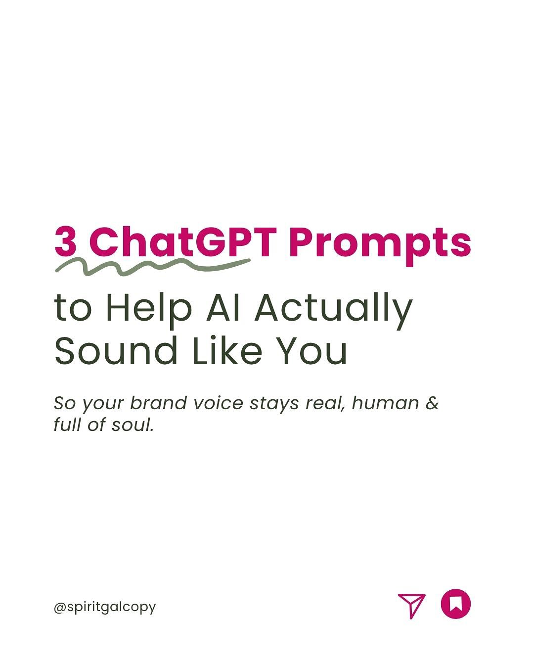 Ever feel like your brand voice just isn’t landing the way it feels in your head?
You’re full of heart and intention but sometimes, what shows up on screen doesn’t sound like the real you.
Here are 3 things I always come back to when helping soulful business owners create a brand voice that feels aligned and leaves a lasting impression:
✨ Tone
This is the energy behind your words. Are you calm and grounding? Playful and curious? Soft but direct? Your tone sets the emotional vibe — and it’s what people feel when they read your words.
✨ Terminology
These are your signature phrases. The language that makes people say, “That’s so you.”
✨ Tempo
Yes, your voice has rhythm. When you write like you speak, with a natural mix of short thoughts and longer reflections, your message lands with ease.
I like to use the @naturalreaderapp, to read my copy out aloud and help me make sure it still sounds human and grounded in me.
Your voice is the soul of your brand. Keep it connected, clear, and rooted in who you are.
✨ Save this for your next writing session
💬 what’s a phrase you say all the time that could become part of your brand magic? Comment below 👇🏻
