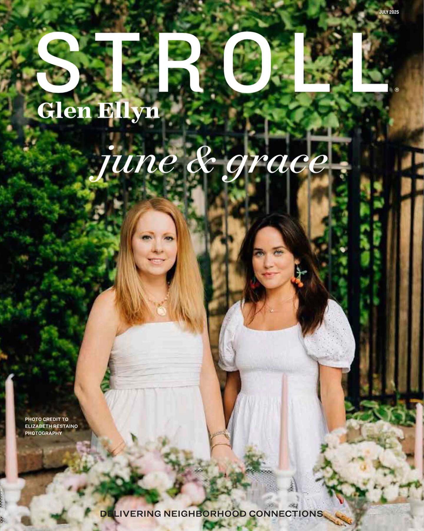 Weโre honored to be featured on the cover of @strollglenellyn this month! Thank you, @itsyourlocalgem for capturing our story so beautifully!
We canโt wait to continue elevating meaningful moments, this is just the beginning! ๐ฅ
๐ธ @elizabethrestainophotography
#juneandgrace #strollmagazine #coverfeature #tablescapestyling #tabledesign #eventstyling #eventplanners #tabletoprentals #floraldesigns