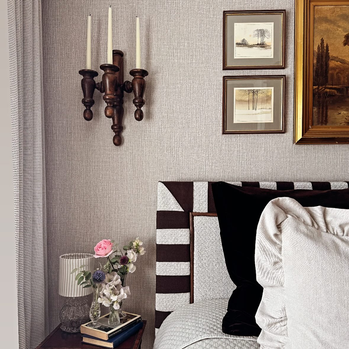 Design for pre-loved treasures - Hey loves, how have you been? It’s been a while! I’ve missed you all BUT I’m back today with a special post and it’s dedicated to my love for designing homes around timeworn treasures.
One of the most exciting parts of my job is being asked to design around clients existing antique, vintage or preloved pieces and I absolutely love doing it. There is something tangible felt in the body when a room has these timeworn treasures, a sensation of connection and authenticity, like the pieces are people, desperate to tell you all the stories behind the scars they bare from a life well lived.
Now I’m not saying new stuff can’t be great, really good design can make you feel just as excited and connected as antiques and vintage pieces, but my passion will always be for heritage homes and finding ways to combine history and home to create soulful interiors that feel authentically you and this gorgeous bedroom features a host of antique and vintage items that showcase a beautiful collection that’s as unique as it is old.
So if you need advice or have an upcoming project you would like design assistance with, visit the website and get in touch to hear more about the services available from Graded Interiors.
Kimber ✨