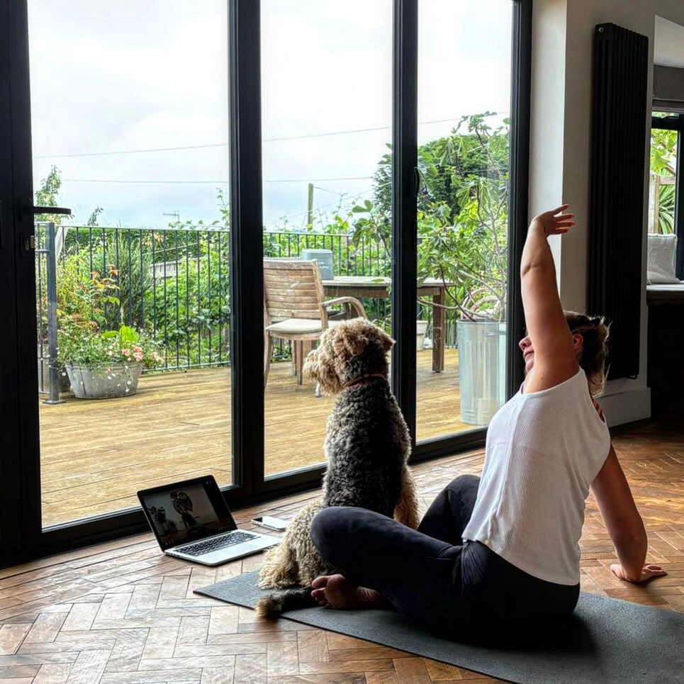 Practicing with my furry baby
I love his company even if he takes up the most useful area of mat!
Looking forward to sharing a mind calming flow with you this week
.
.
#plymflowyoga #yoga #yogapractice #flowyoga #vinyasa #vinyasaflow #yogaclass #plymstock #plymouth #yealmpton #yealmptoncommunitycentre #brixtondevon #southhams #devon