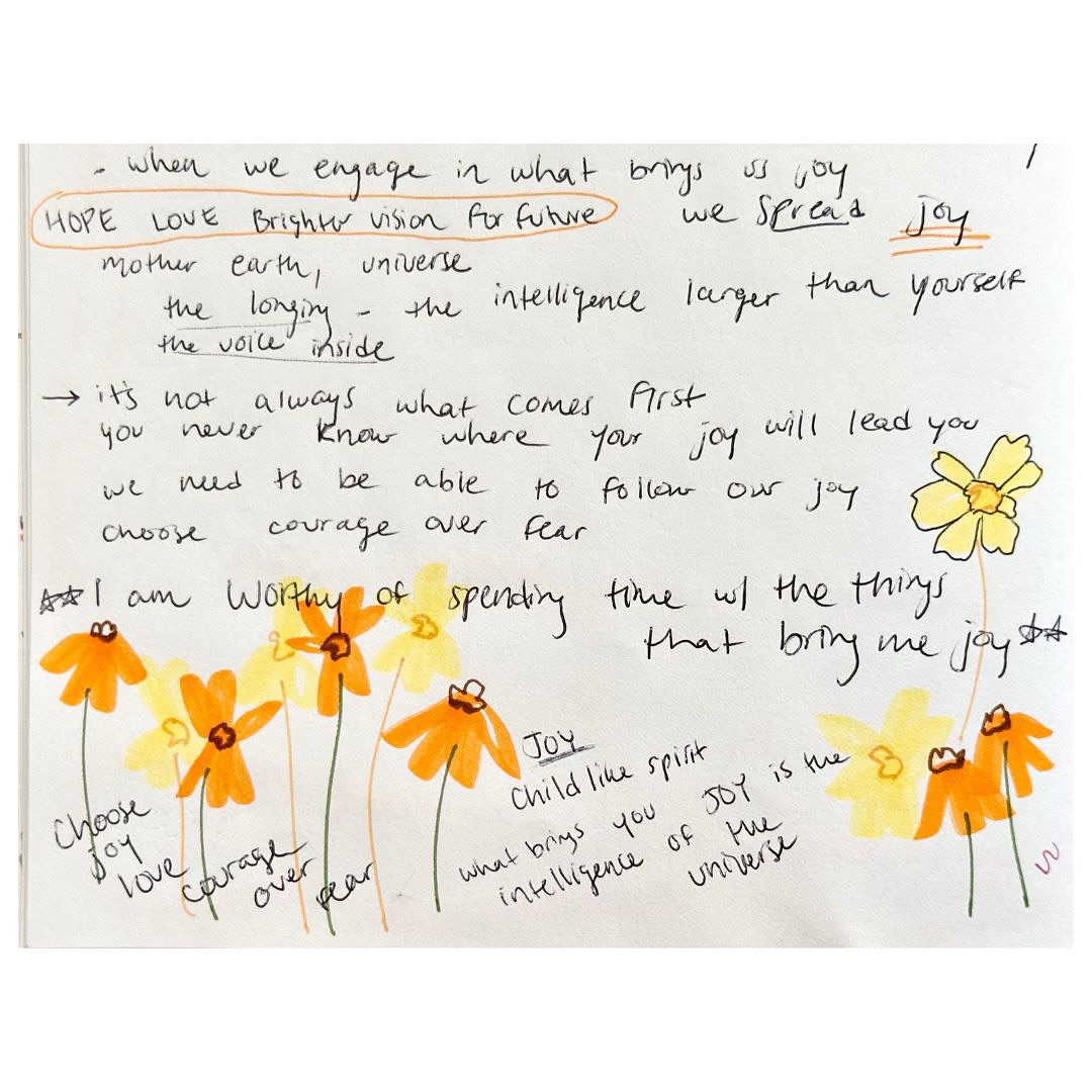 what brings you joy?
this painting was born from joy and connecting back to my inner child (she is bursting with joy!)
it’s important to acknowledge that young light within you!
joy has the power to help heal the world
shine your light 💛✨
thank you @by.amalia.rachel for leading a workshop that initiated the spark for this piece!!
#joy #journalpage #creativeinspiration