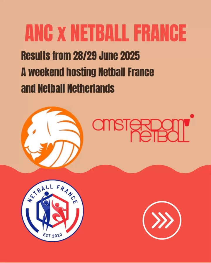 The results are in!! A huge congrats to @netballfrance for taking out the crown in both matches 👑 We know we made you work hard for it 💪 It was a great match up 😊 Congratulations to the @netballnetherlands team for winning their first international match!! 🇳🇱🧡🍊🦁🥕🔸🟠🇳🇱