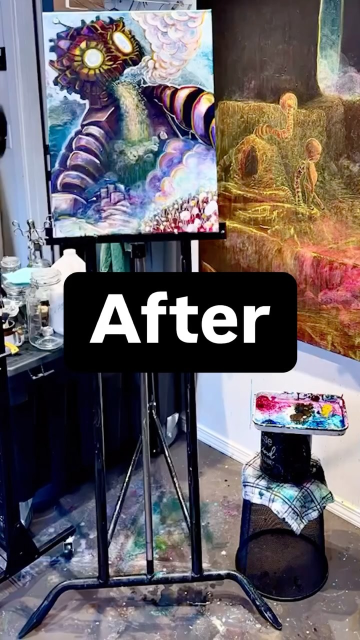 ✨ Special Edition Alert! 🎉 Watch Kellen transform a painting started during the Paint Fight PDX Championship (which he WON 🏆) into the final masterpiece: Funky Junk Gunk! From before-and-after photos to a time-lapse of the finishing touches, and finally, some juicy detail shots—this one’s a must-see.
📅 Catch Funky Junk Gunk in person! It will be on display and available for sale at @kbooradio’s First Friday Art Walk Event on Friday, February 7th, from 6 PM to 9 PM. Don’t miss it! 🎨🔥.
.
.
.
.
.
:
:
:
:
:
#PaintFightChamp #FunkyJunkGunk #TimeLapseArt #BeforeAndAfterArt #CreativeProcess #AbstractArt #FirstFridayArtWalk #AcrylicPainting #DailyArt #ArtistOnInstagram