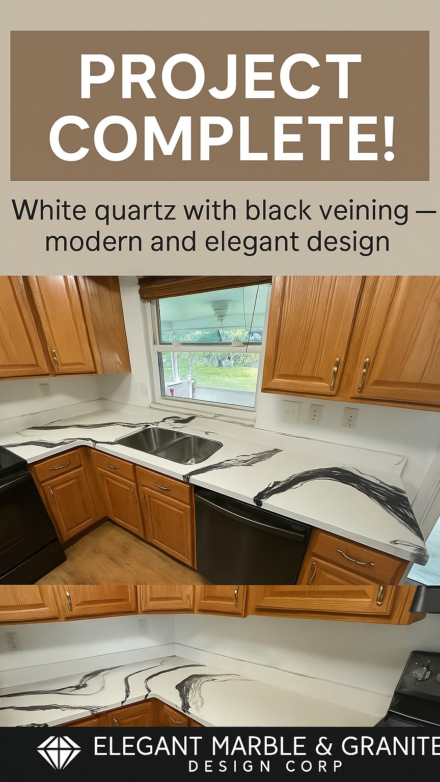 💎 Elegant Marble & Granite Design Corp
Calidad, comunicación y compromiso en cada proyecto.
#GraniteCountertops #QuartzDesign #KitchenRemodel #TampaBayHomes #LuxuryKitchens #ElegantMarble #CountertopInstallation #ModernKitchen #BeforeAndAfter #HomeRenovation #QuartzCountertops