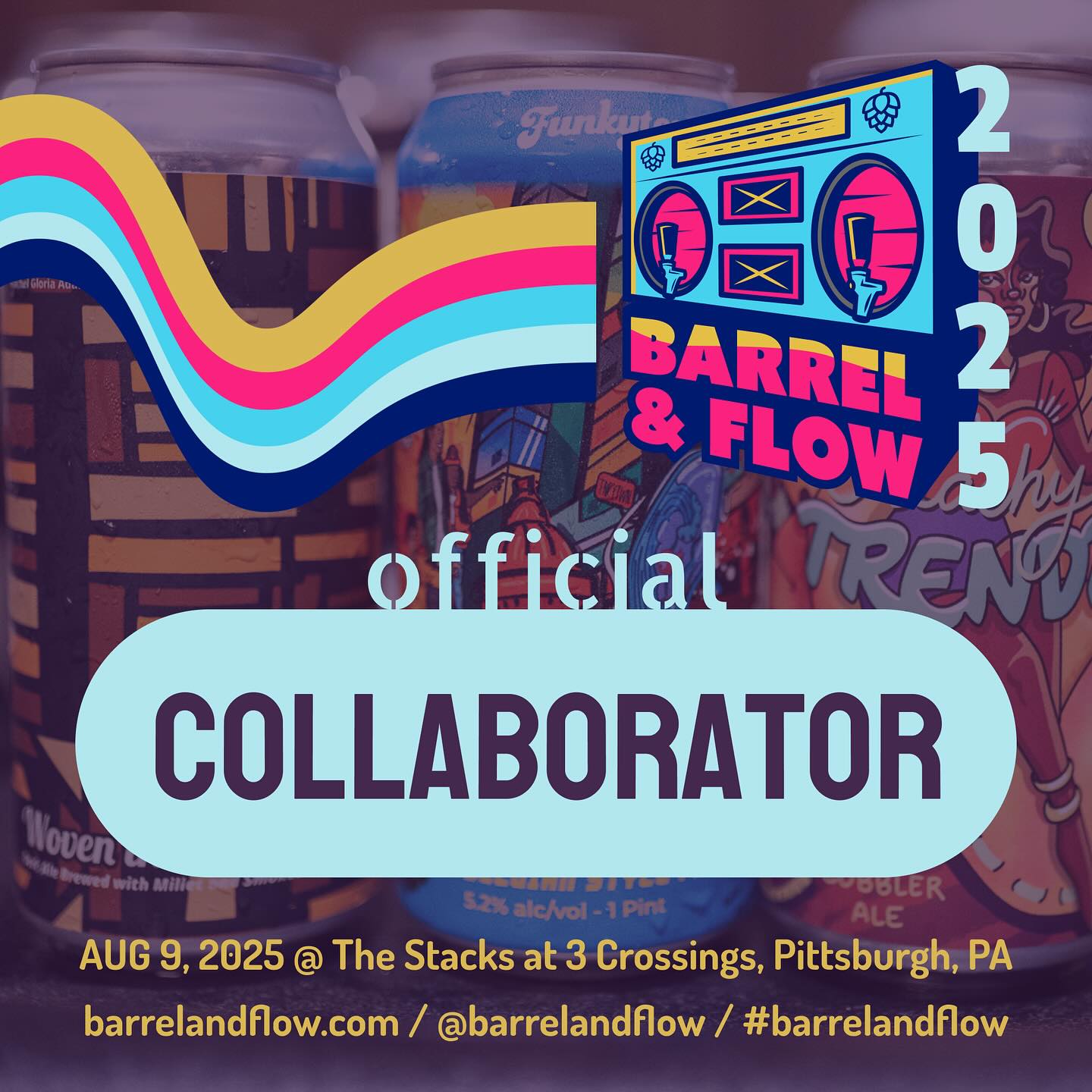 We’re back at @barrelandflow 🍻but this time we’re collaborating with @clarionriverbrew✨ Thank you so much @barrelandflow for this opportunity! This journey with @clarionriverbrew has been an absolute joy, and we’re so excited to share what we’ve been brewing up! Link in our bio for tickets! Get them today 🍻