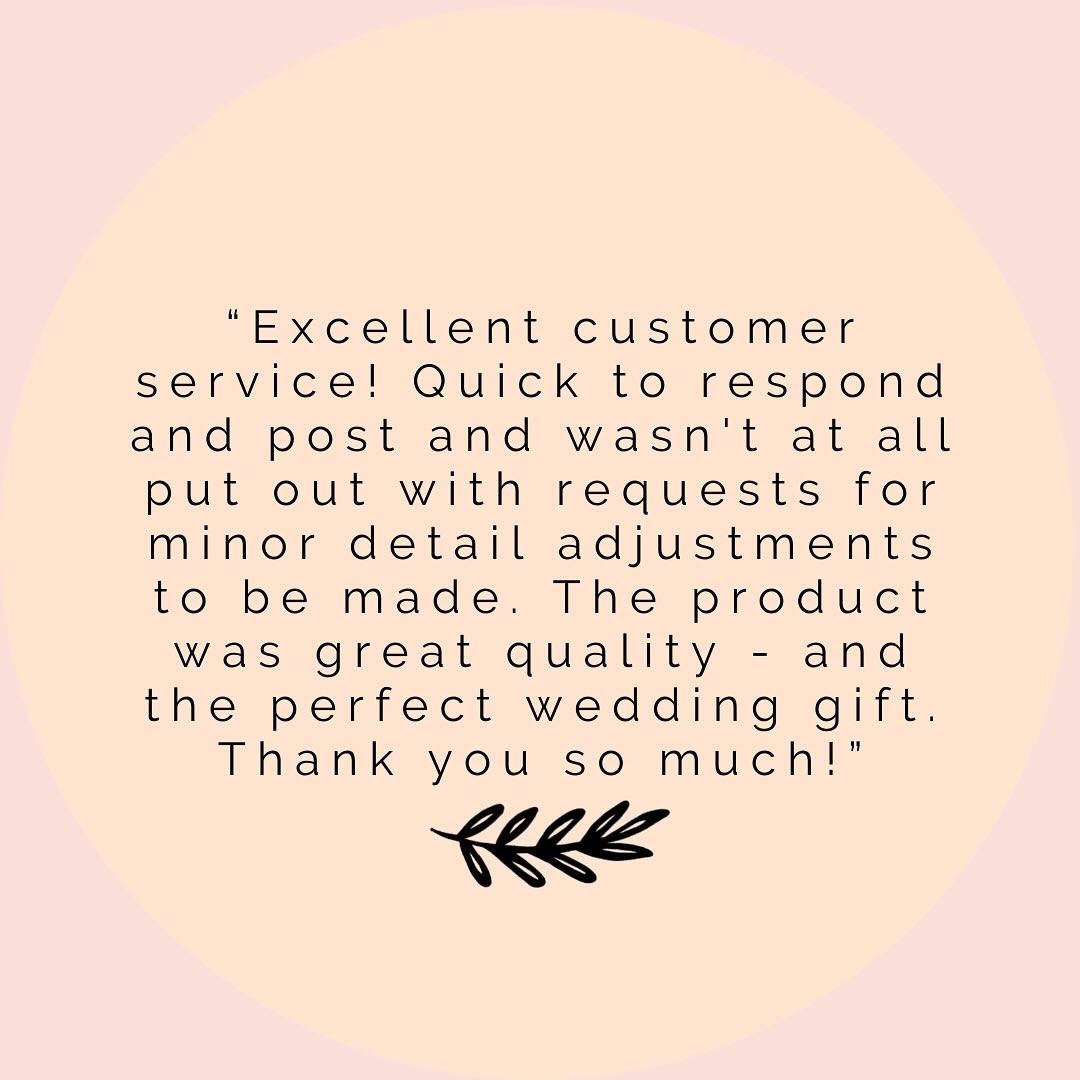 🌟🌟🌟🌟🌟
Another 5-star review from one of our lovely customers!
Thank you for your kind words and support! 💕
Every review means the world to us 🙌
#DebsDesignLab #5StarReview #SmallBusinessLove #CustomerLove #PersonalisedGifts #SupportSmallBusiness #GratefulHeart