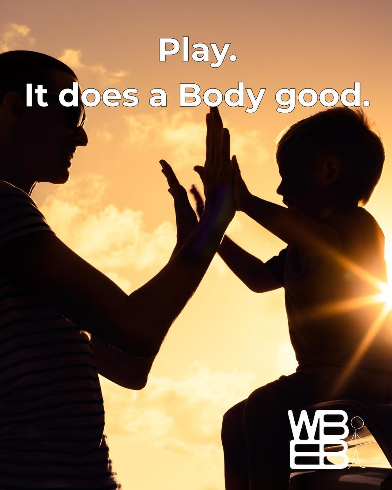 Laughing with friends, inventing silly games, making up bedtime stories, and discovering joy in movement, music, and imagination.
At every age and stage, play helps us process, connect, and come alive.
It boosts brain health, lowers stress, strengthens relationships, and supports lifelong resilience.
Play is a human being basic.
#wellbeingforeverybody
#humanbeingbasics #nervoussystemhealth #playheals #wholepersonhealth #joyasmedicine #embodiedresilience