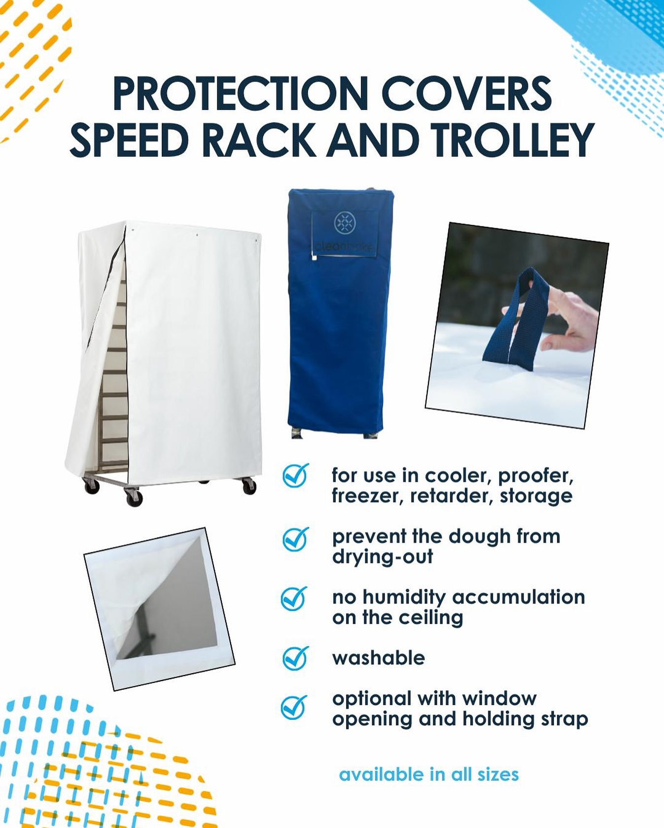 You are interested? Contact us and together we will find a solution for your individual problem!
⬇️ contact us here: ⬇️
📲 DM on our social media accounts @cleanbakeproofing
📞 +49 345 681 57 19-0
📧 sales@itt-textiles.com
𝗖𝗟𝗘𝗔𝗡𝗕𝗔𝗞𝗘 - your partner for bakery textiles 🤝