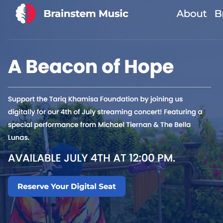 This July 4th, I'm coming to YOU! Plug me in, patch me up to your TV and surround sound:) @brainstem.studio created an awesome streaming concert from our show a couple weeks back benefitting the @tariqkhamisafoundation and I can't wait to share it with you. Featuring @asl.bella.lunas Ticket link in Bio:)