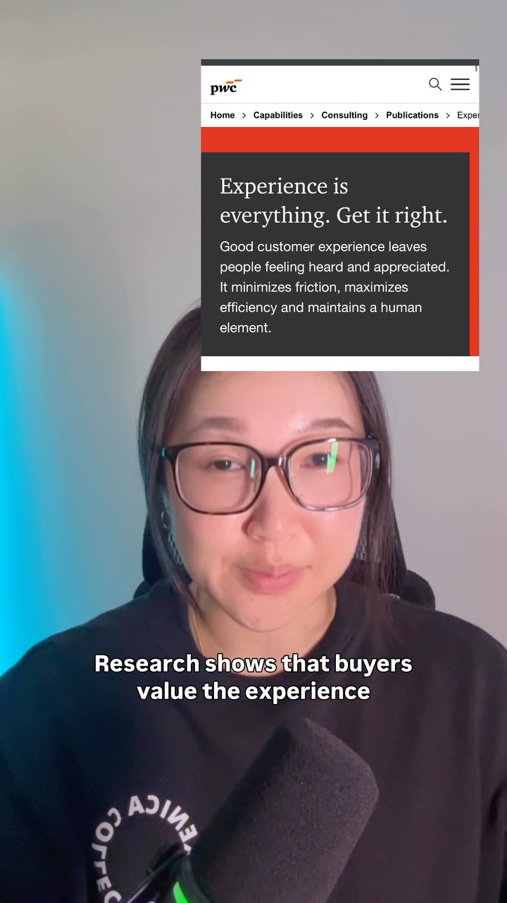 Your offer isn’t too expensive. It’s too exhausting 🫣
People don’t pay for your time, they do pay to avoid effort.
If your offer sounds like a workload.. then they’ll just keep scrolling.
Or worse, ghost after the sales call 🥹
So if your offer feels:
- Too open-ended
- Too complex
- Too much to figure out..
They’ll walk
Make it feel light.
Make it feel doable.
Make it feel like a win in motion.
Fast.
Focused.
Frictionless.
That’s what sells.
Don’t make the buying hard for people. Iron out the simple stuff & focus your energy on delivering value 🫶
——-
Article source: https://www.pwc.com/us/en/services/consulting/library/consumer-intelligence-series/future-of-customer-experience.html
#Offerstrategy #salespsychology #businesscoachingforwomen #smallbusinesstips