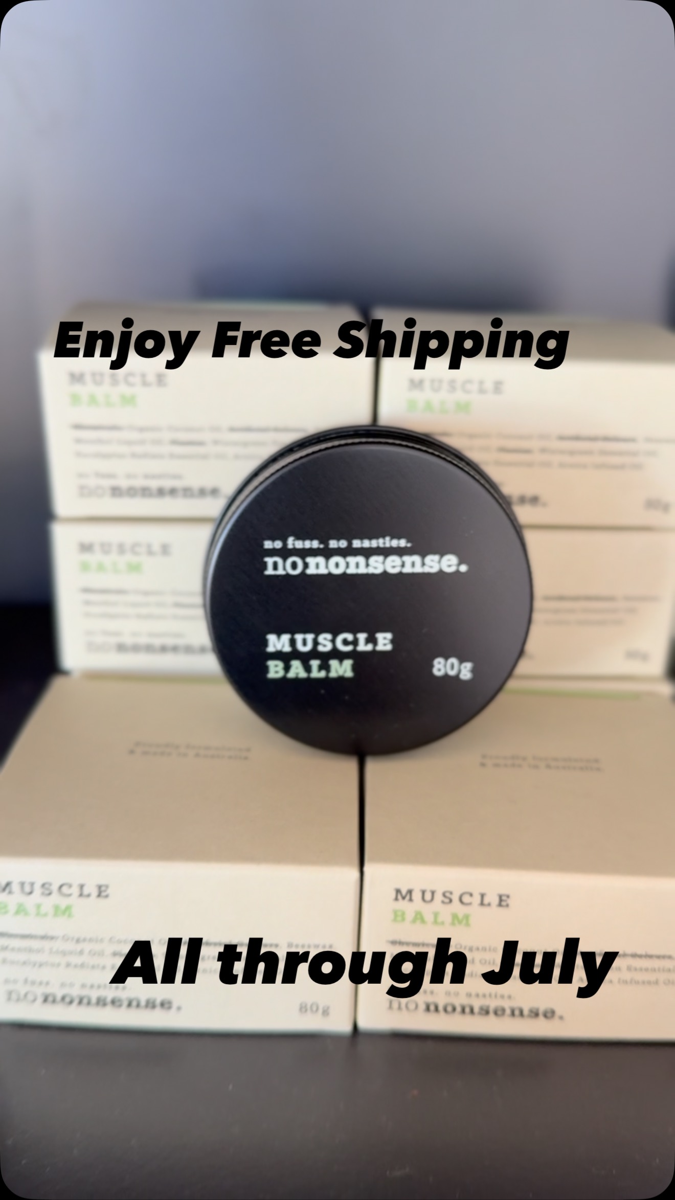 This July… shipping is on us!