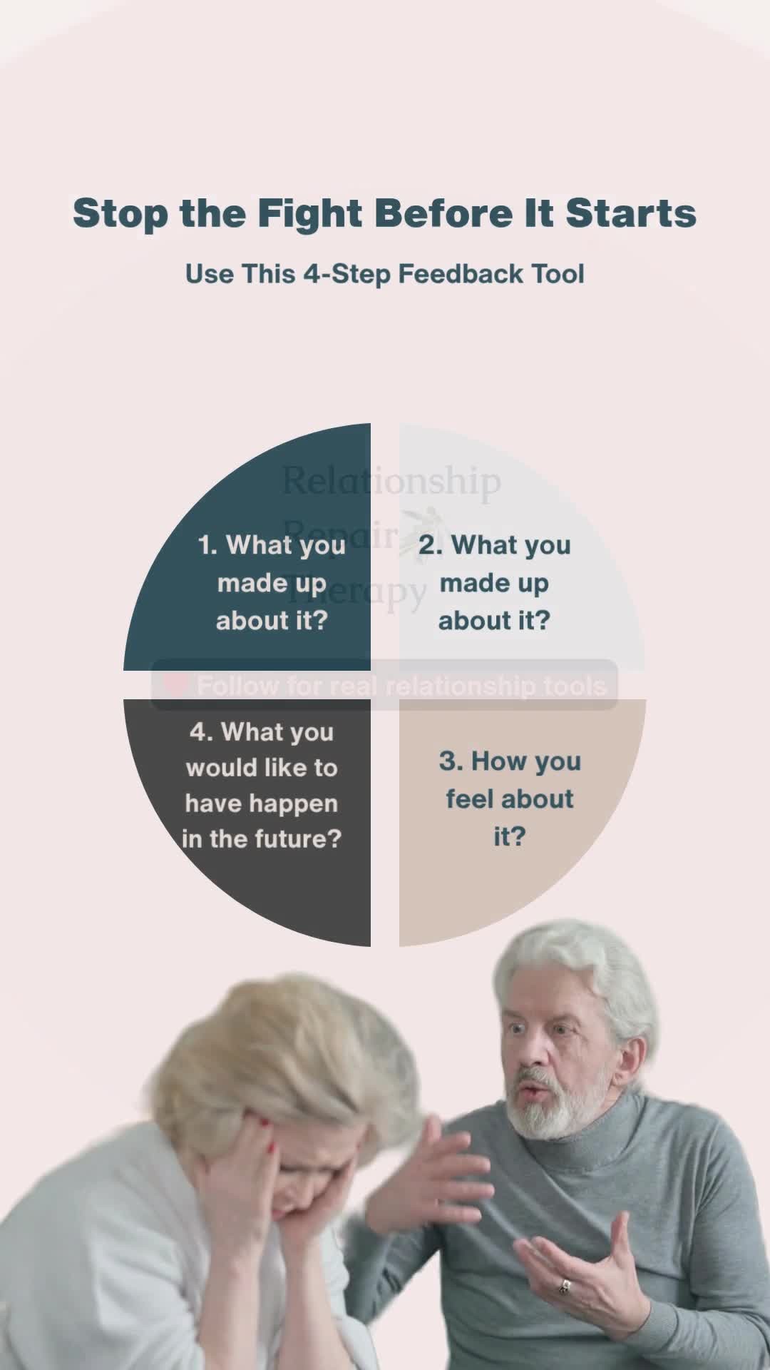 Stop the Fight Before It Starts.
Most arguments spiral because we lead with blame instead of truth.
This 4-step tool helps you express the real stuff, without blame, shutdowns, or spirals.
✨ Save this. Use it. And see what changes.
.
.
#RLT #communicationtips #menopause #relationshiprepair #relationallifetherapy #couplescoach #healthycommunication