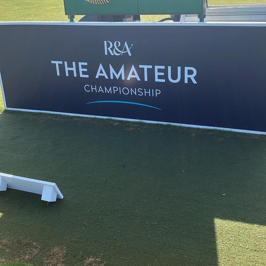 Recent install at Royal St George and Royal Cinque Ports for the Amateur Championship