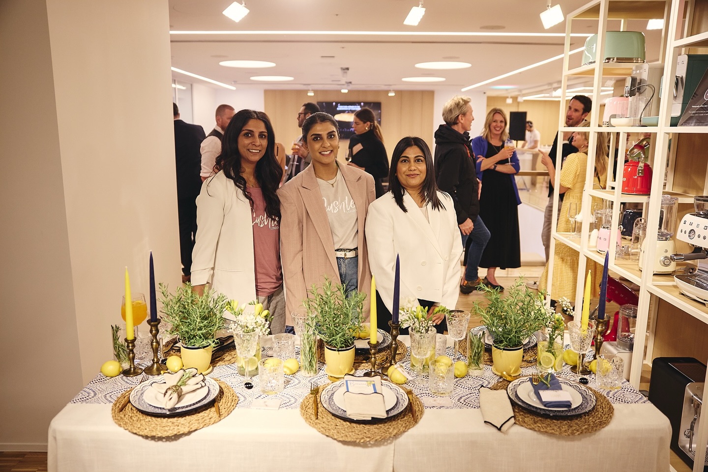 This kind of event was definitely outside our comfort zone — we usually style the table, take a few final photos, and leave before guests arrive! 👀
But this time, @smeg_uk invited us to stay, host, and guide guests through the tablescaping experience — and it turned out to be such a rewarding shift.
We loved chatting with everyone about how to recreate the alfresco vibe at home — using simple touches like fresh herbs, textured layers and citrus centrepieces 🍋🌿
There were lots of napkin fold demos (some surprisingly competitive guests!), and plenty of genuine conversations about styling, entertaining, and adding joy to everyday moments.
We’ve talked many times about doing some kind of workshop or experience — and this felt like the perfect little taster of what that could look like 💫
Photos taken by @sam_allard_photography @fisherstudiosuk
#CushteLondon #SmegUK #InteractiveTablescaping #TableStylingWorkshop #ItalianAlfrescoVibes #TablescapeInspo #DinnerPartyTips #HomeStylingIdeas #NapkinFolds #CreativeEventsUK #StyledByCushte #TablescapeDesign #WomenInBusiness #EventStylingWithHeart #CushteExperience #SteppingOutTheComfortZone