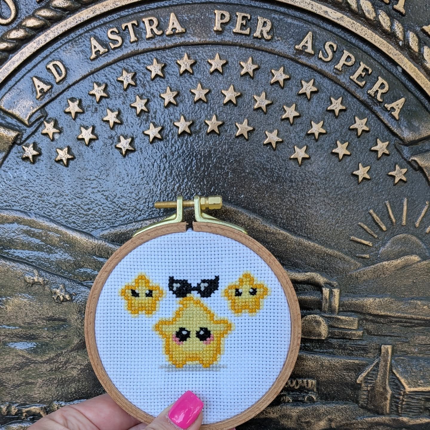 Nineteen weeks ago, I agreed to take part in a collective cross stitch project -
each participant received one pattern, and each pattern represents one frame of a GIF, in order to bring life to the star
@poignetamour is creating a video from all the pictures of each participant's work put together. I'm so excited to see the final project when it is presented!
(The final three photos were not submitted due to the fact that @miniclairebear wouldn't fully cooperate.)
#imperfectlybeautifulstitches #myneedletoday #xstitch #embroideryartists #crossstitchersofinstagram #planstar #collectiveproject #communitychallenge #stitchingwhenitsfun