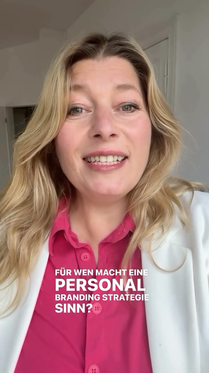 Personal Branding Strategie - für wen macht sie Sinn?
Na für dich, wenn du:
🎈dich fragst, welches Motiv du in deinen Reels zeigen sollst
🎈wenn du keine Produkte hast, die du auf Insta oder Facebook zeigen kannst
🎈wenn du eine erklärungsbedürftige Dienstleistung hast (Beispiel Beratung, Coaching)
🎈für dich, wenn du Vertrauen bei Kunden aufbauen möchtest, weil die Leute wissen möchten, zu wem sie gehen (Beispiel Zahnärzte)
🎈für dich, wenn du regelmäßig Events oder neue Angebote vermarktest (Beispiel Restaurant)
🎈genau wissen willst, wer du als Marke eigentlich bist (hier arbeite ich auch mit Archetypen)
Noch Fragen? Dann vereinbare gern ein Erstgespräch 😊🙌🏻