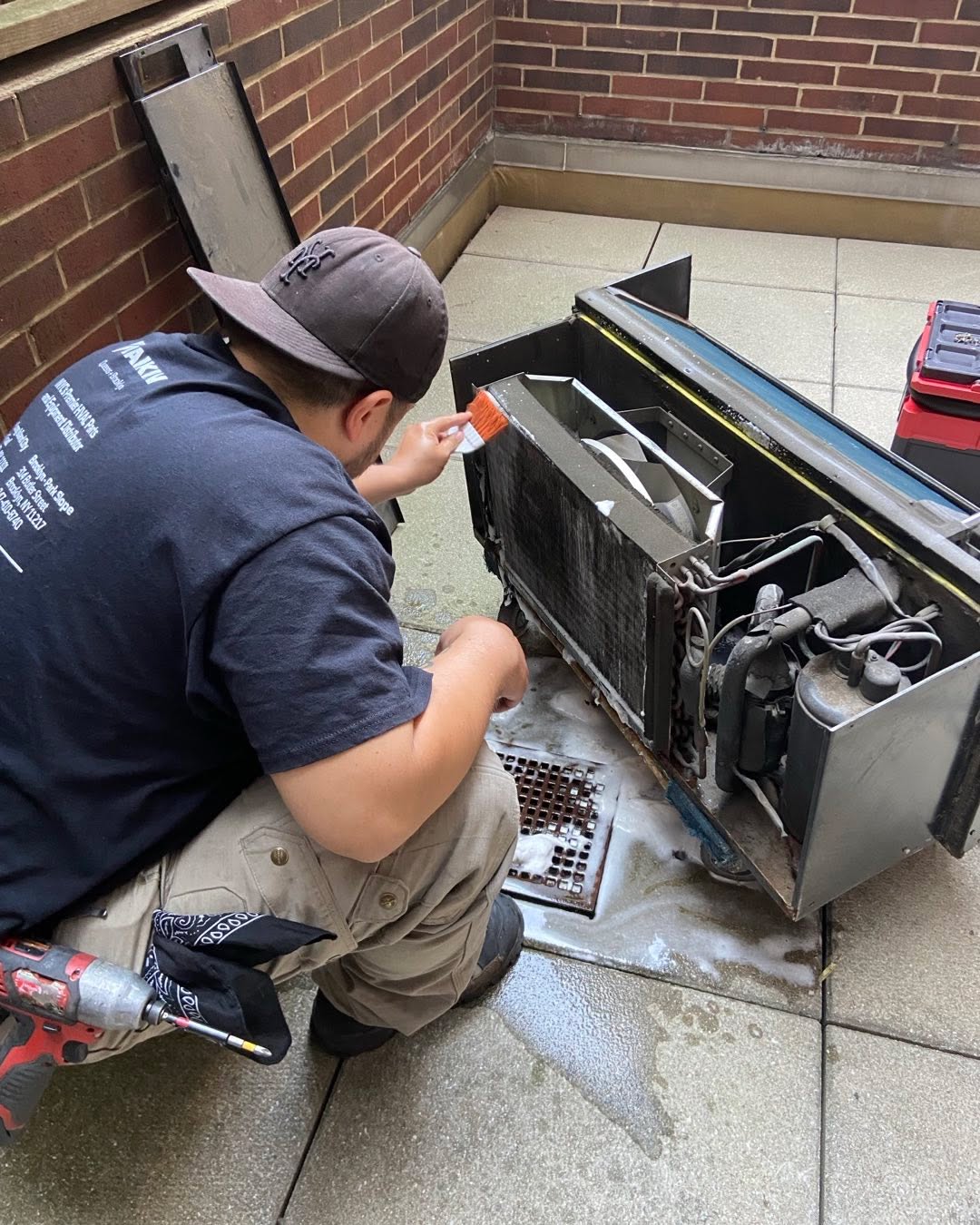 Our Specialist Technician 🧑🔧 ready to services any of your HVAC Needs.