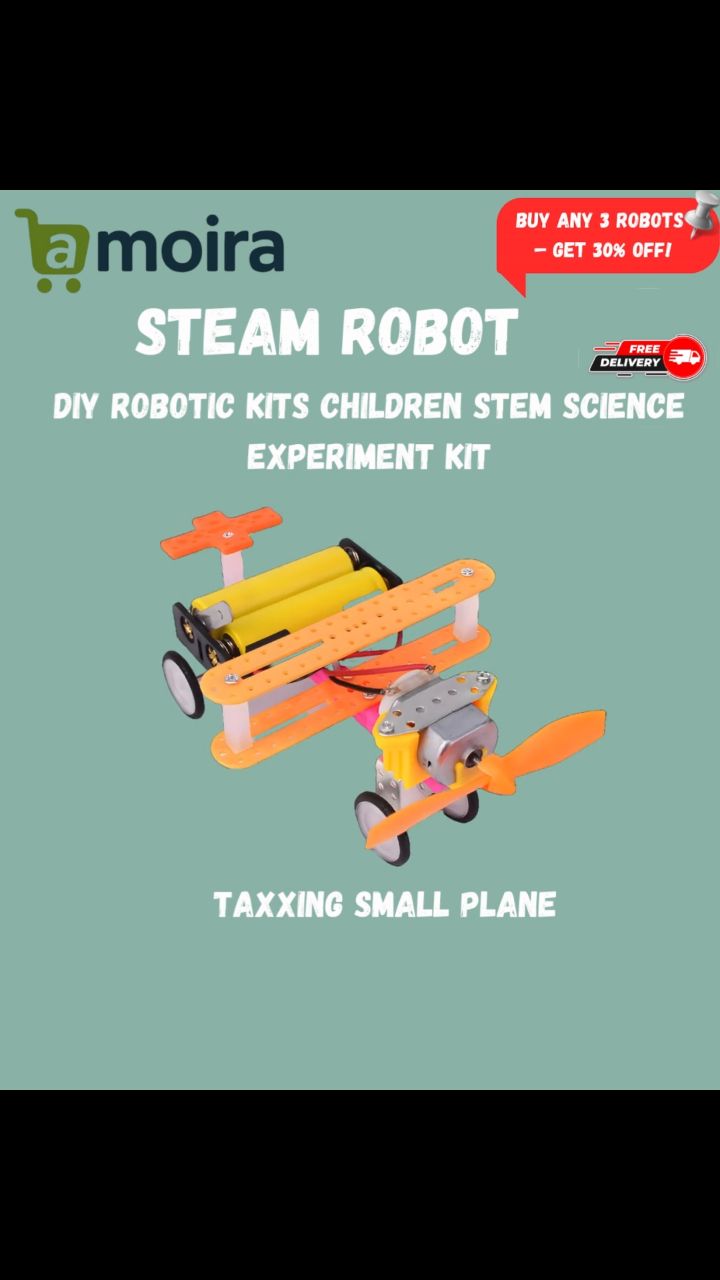 Build. Learn. Play. Repeat! 🤖✨
Looking for a toy that’s fun and educational? Our 3-in-1 STEAM Robot Kit is the perfect blend of learning and play. Kids build, explore, and understand robotics and mechanics—all while having a blast! 🔧🤖
#STEAMToys #RobotKit #STEMLearning #EducationalToys #KidsActivities #FutureEngineer #ScreenFreePlay #AmoiraKids #handsonlearning #educationaltoys #amoiratoys #explorepage
#stemtoys #learningthroughplay