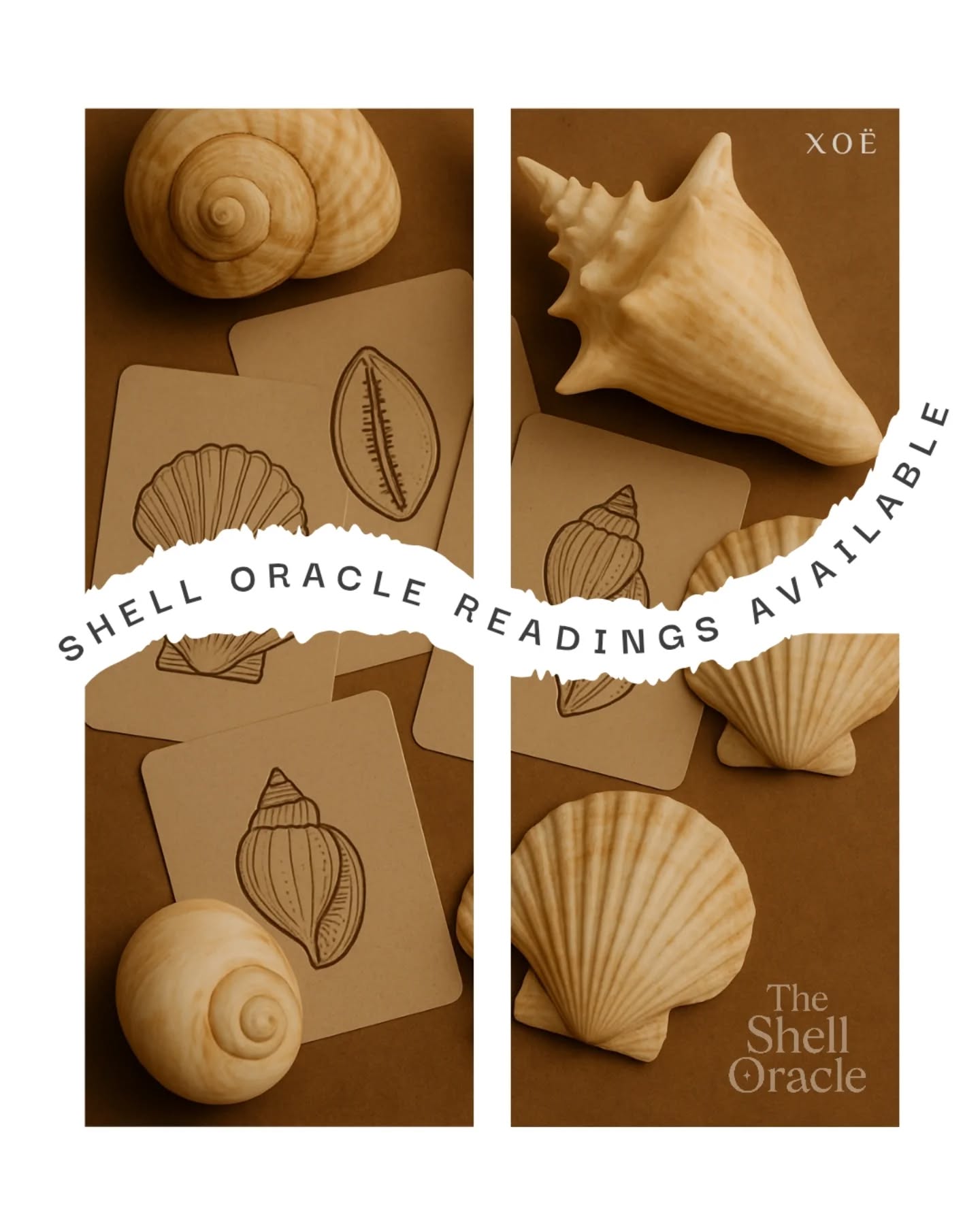 Shell Readings Now Open 🐚✨
This is your invitation to receive a sacred message, channelled through the shells you hold in your hands and your heart.
I’ve been receiving so many requests for Shell Readings lately that I now have an official platform for them 🐚💻 This way I can make sure your requests are honoured, organised and returned to you with the presence they deserve.
Visit ✨www.xeniaonearth.com.au/shellreadings✨
Simply upload a photo of your shell, complete the form and I’ll return a written reading channelled just for you 🧚🏻♀️
#ShellOracle #ShellReadings #SeaSymbols #Xoe #EnergyReading #IntuitiveReading #OceanDivination #SpiritualGuidance #TheShellOracle #SacredOfferings #XeniaOnEarth