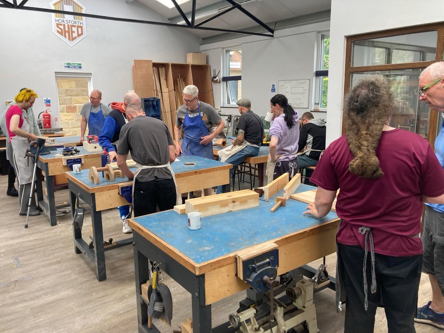 Busy session with the Lighthouse group on Friday afternoon